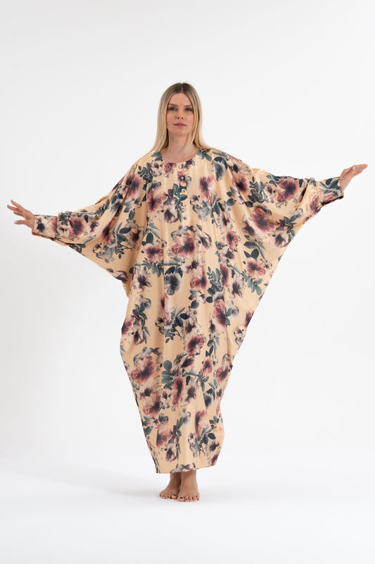 Arabian Hibiscus Traditional Kaftan
