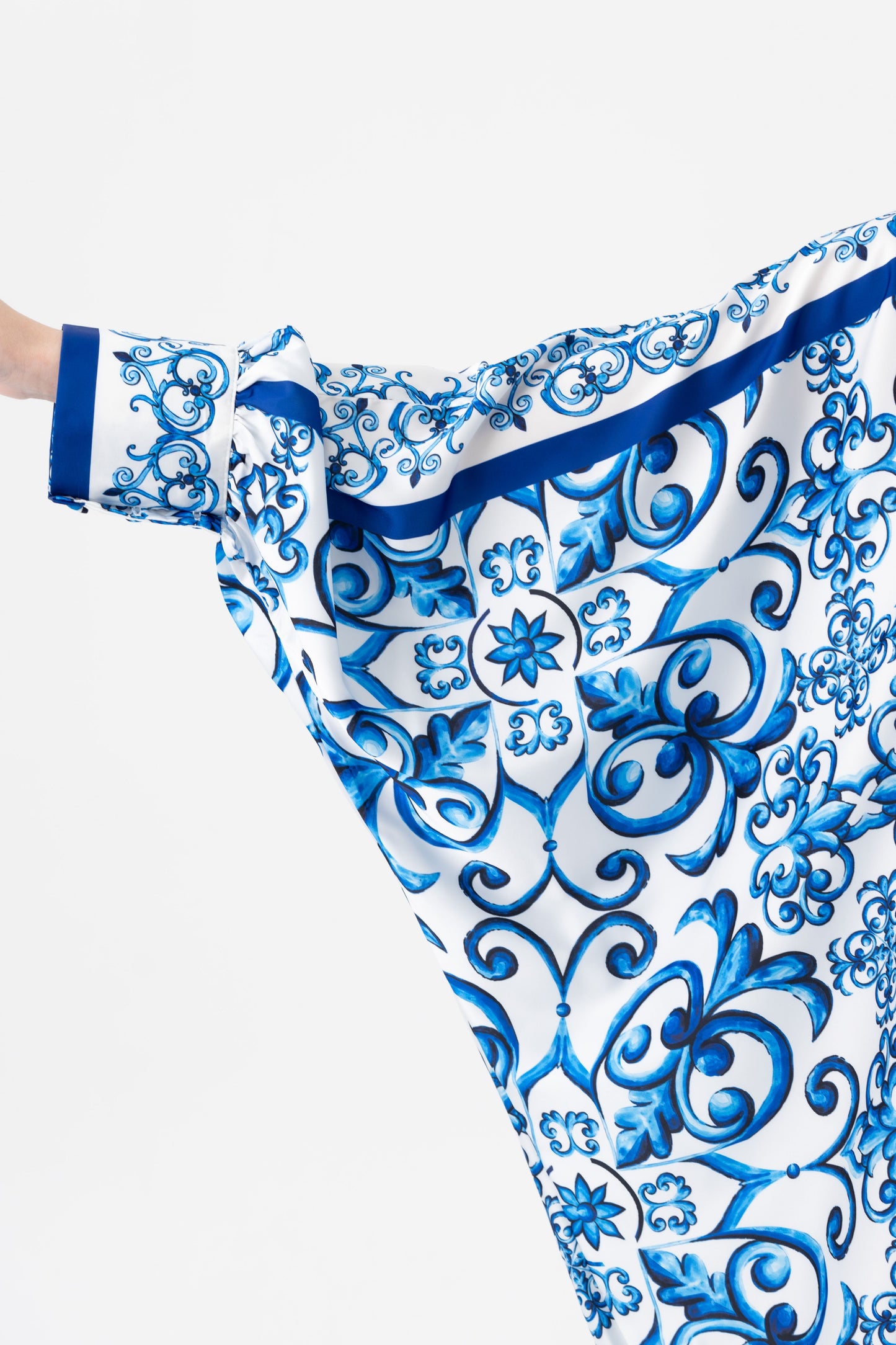 Gabbana Maiolica Blue Traditional Kaftan
