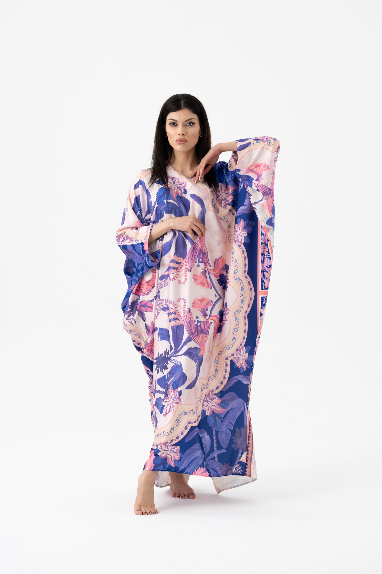 Flowers Paradise Modest Kaftan