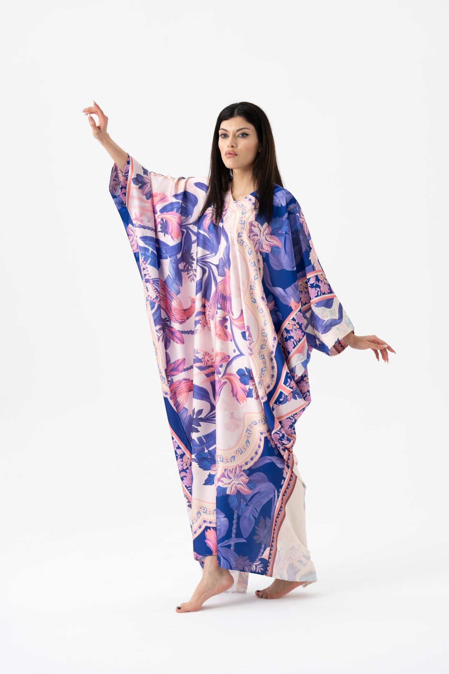 Flowers Paradise Modest Kaftan
