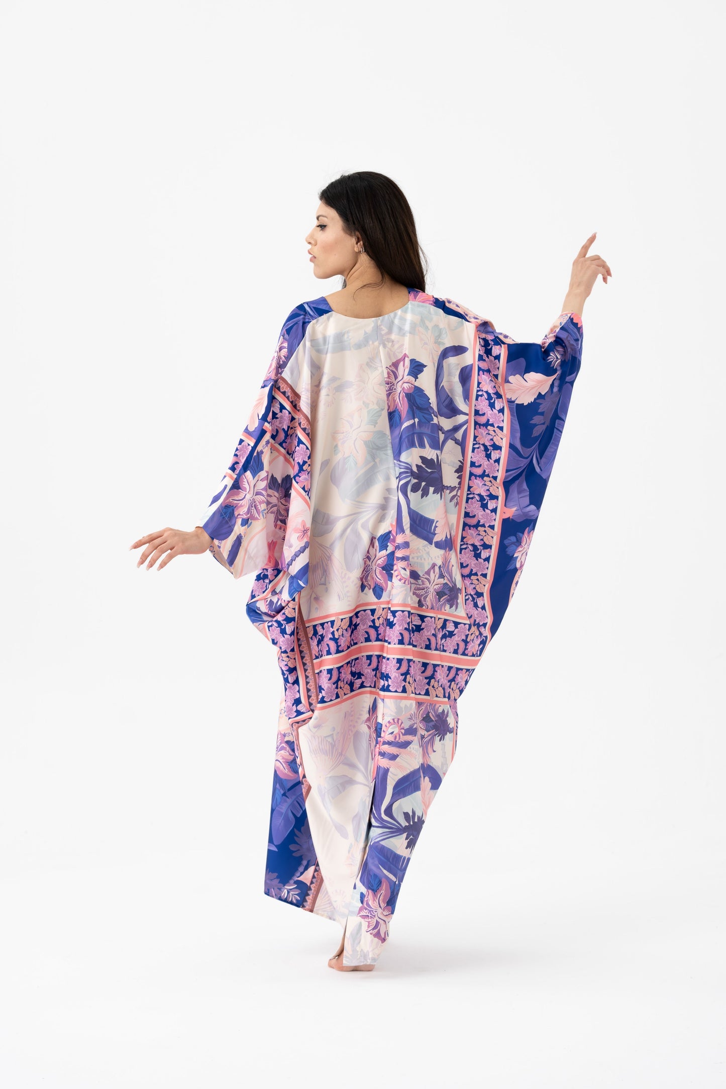Flowers Paradise Modest Kaftan
