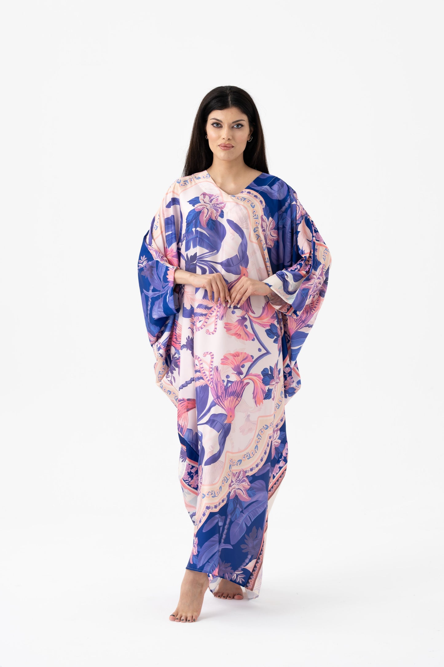 Flowers Paradise Modest Kaftan