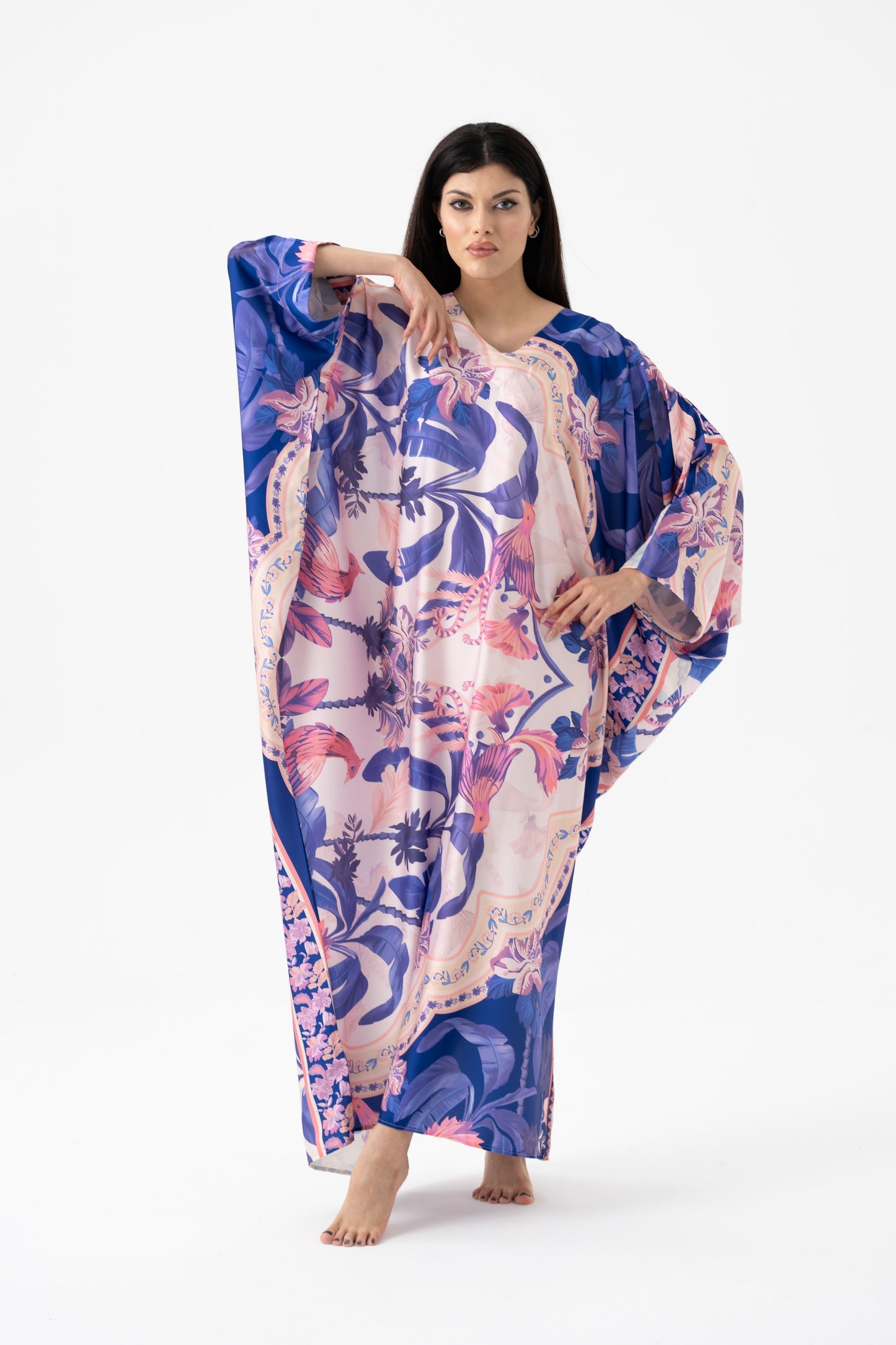 Flowers Paradise Modest Kaftan