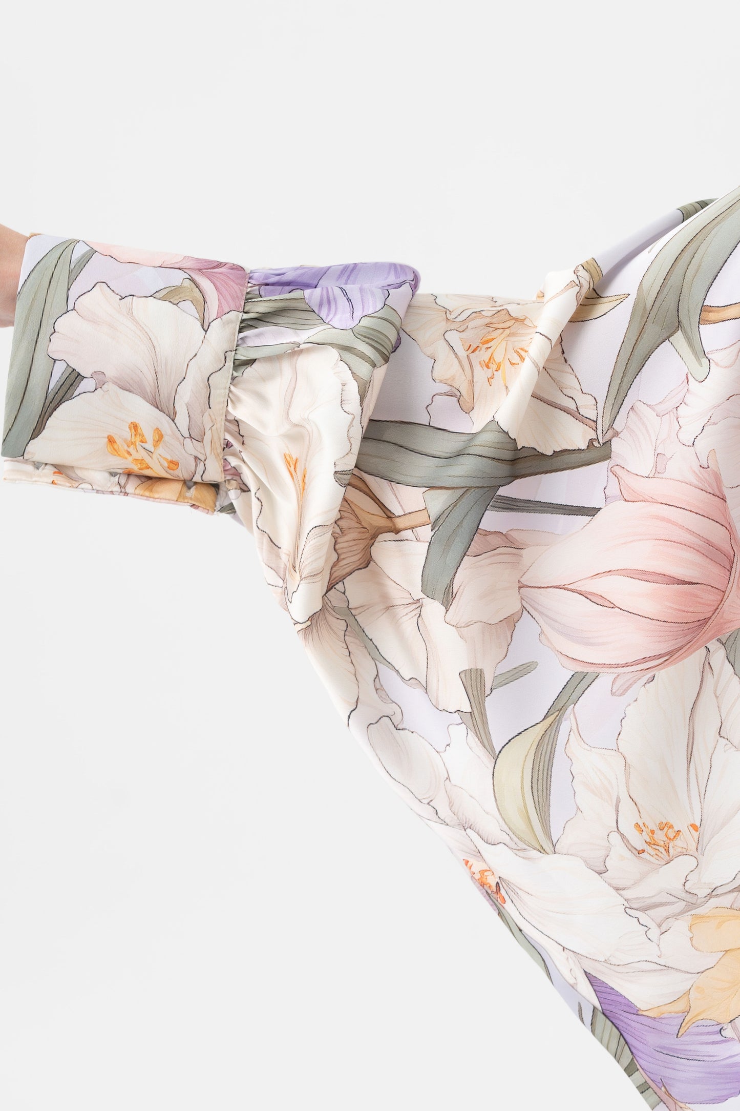 French Lilies Traditional Kaftan