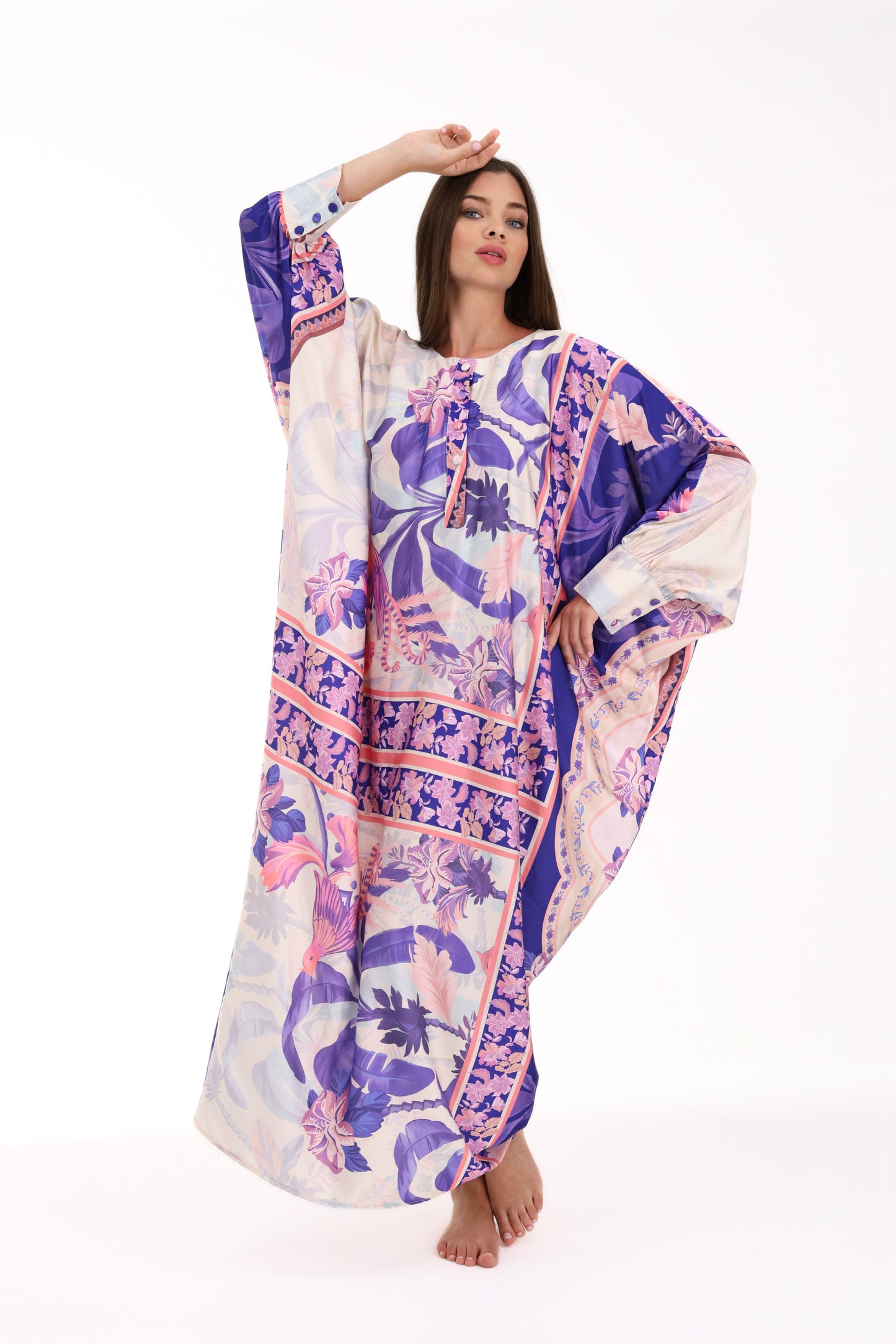 Flowers Paradise Traditional Kaftan