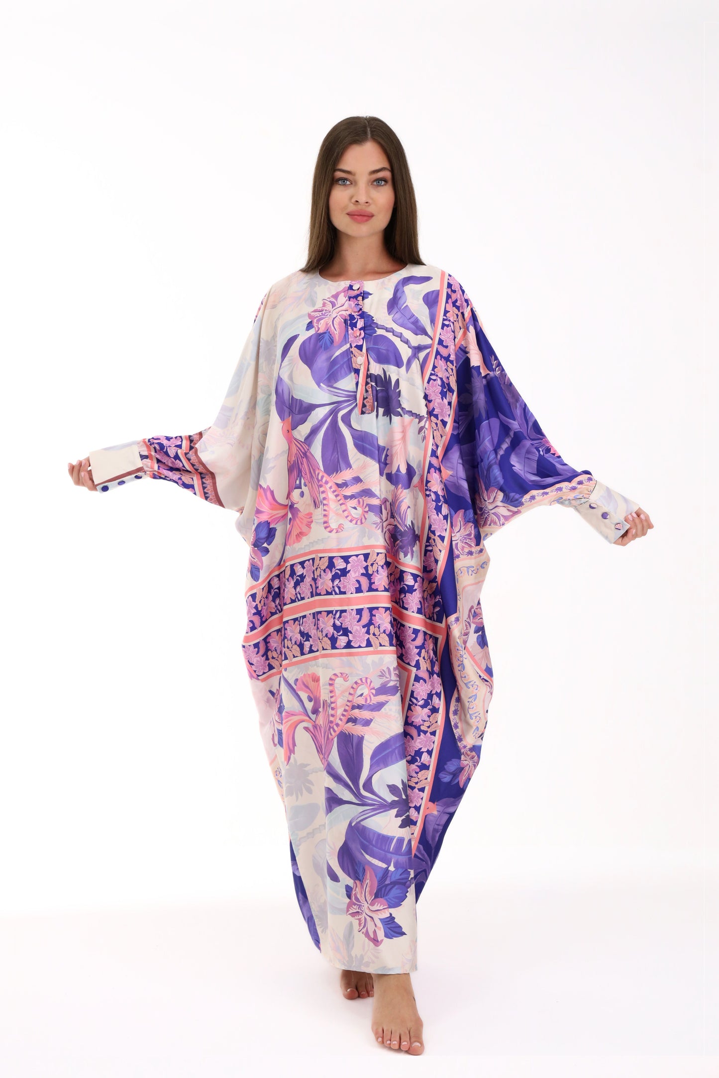Flowers Paradise Traditional Kaftan