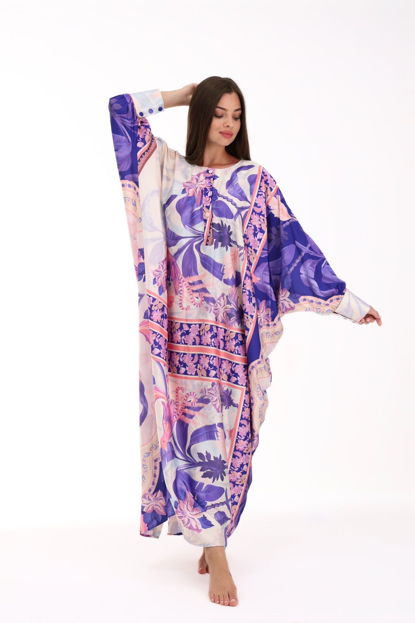 Flowers Paradise Traditional Kaftan