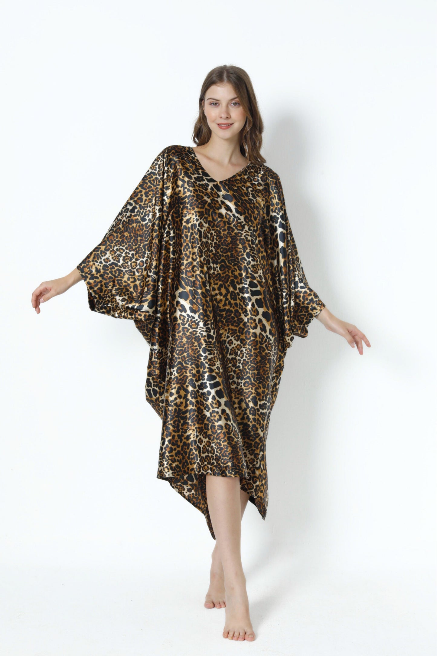 Classy Leopard Modern Kaftan