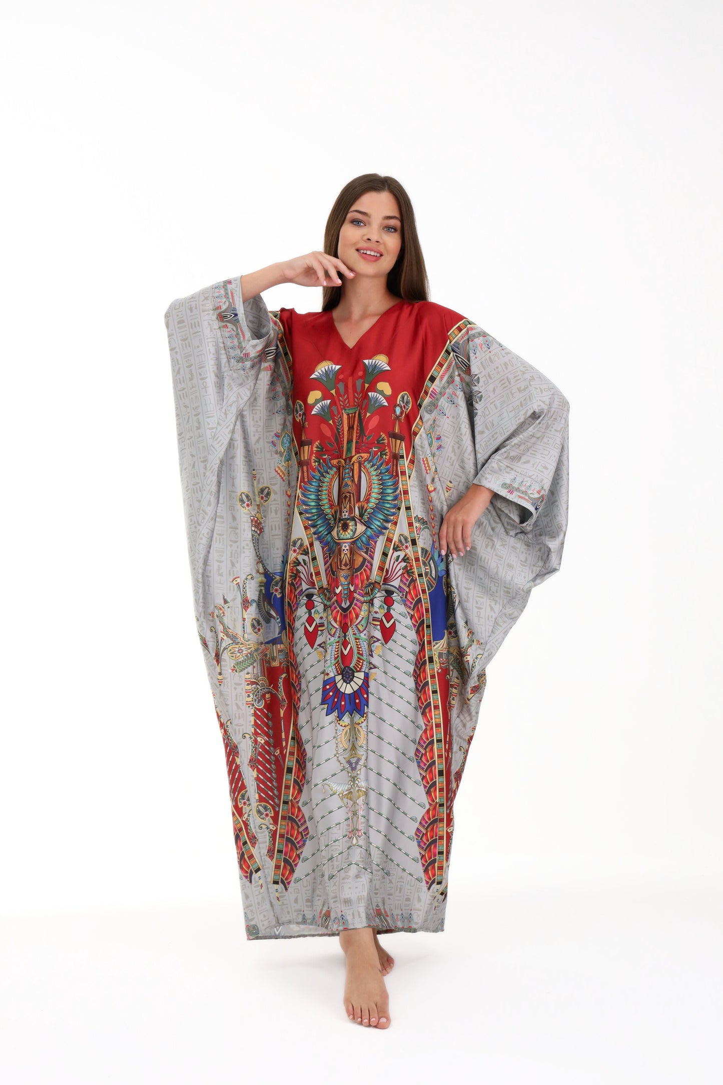 Pharoh's Gateway to Afterlife Modest Kaftan