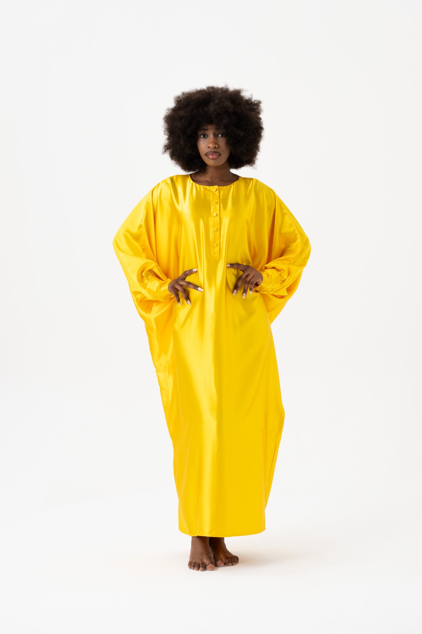 Golden Yellow Traditional Kaftan
