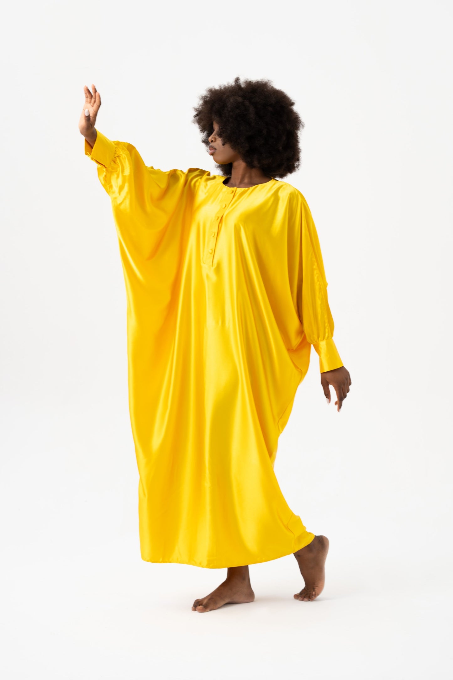Golden Yellow Traditional Kaftan