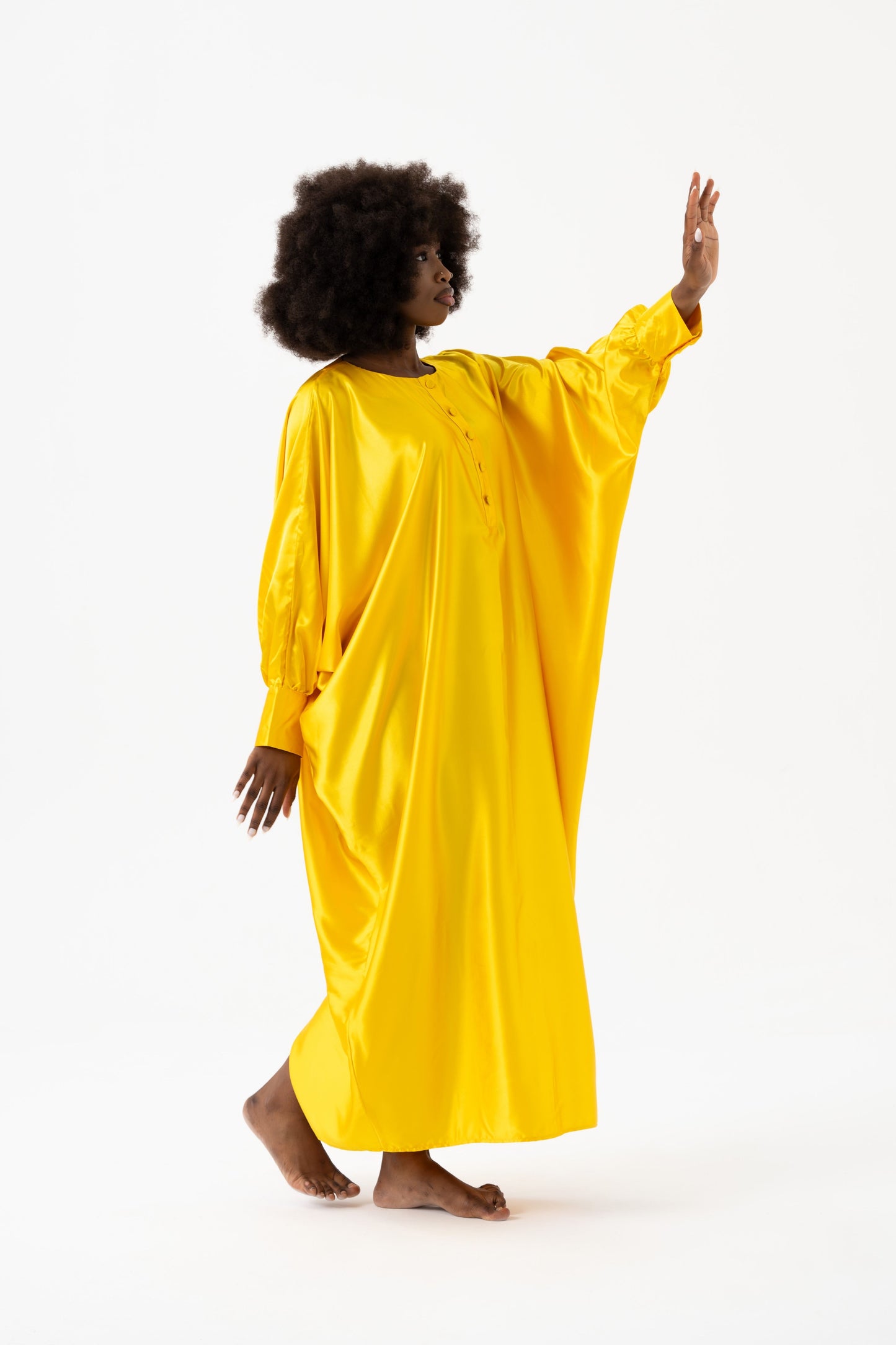 Golden Yellow Traditional Kaftan