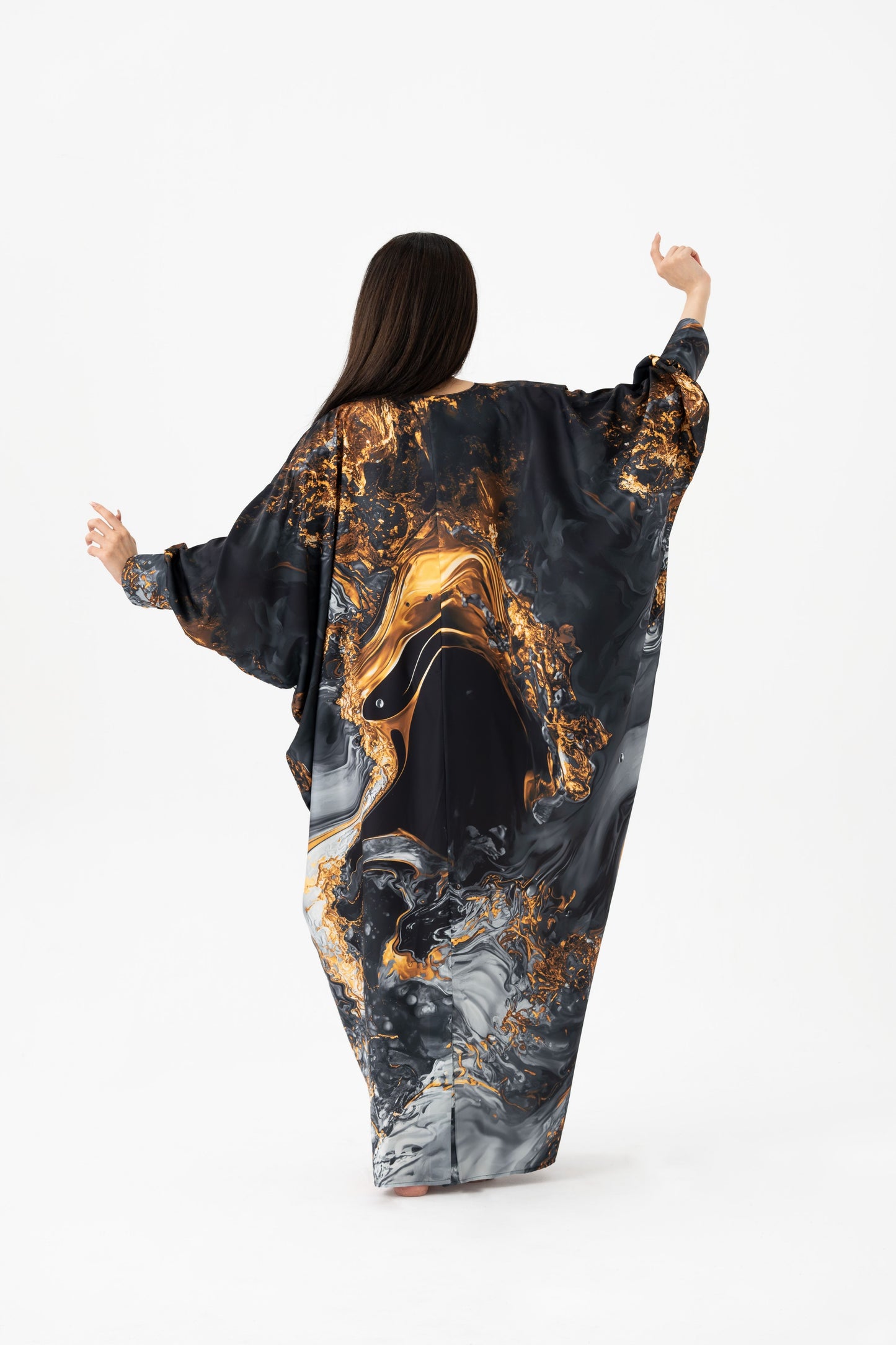 Luxurious Fire Traditional Kaftan