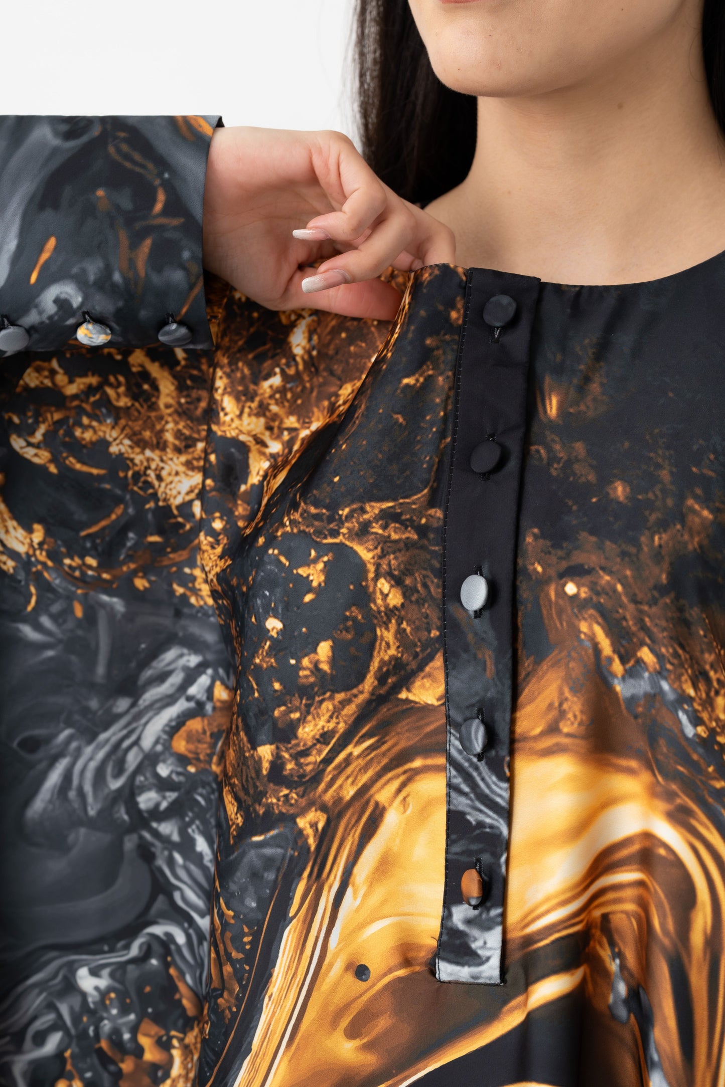 Luxurious Fire Traditional Kaftan