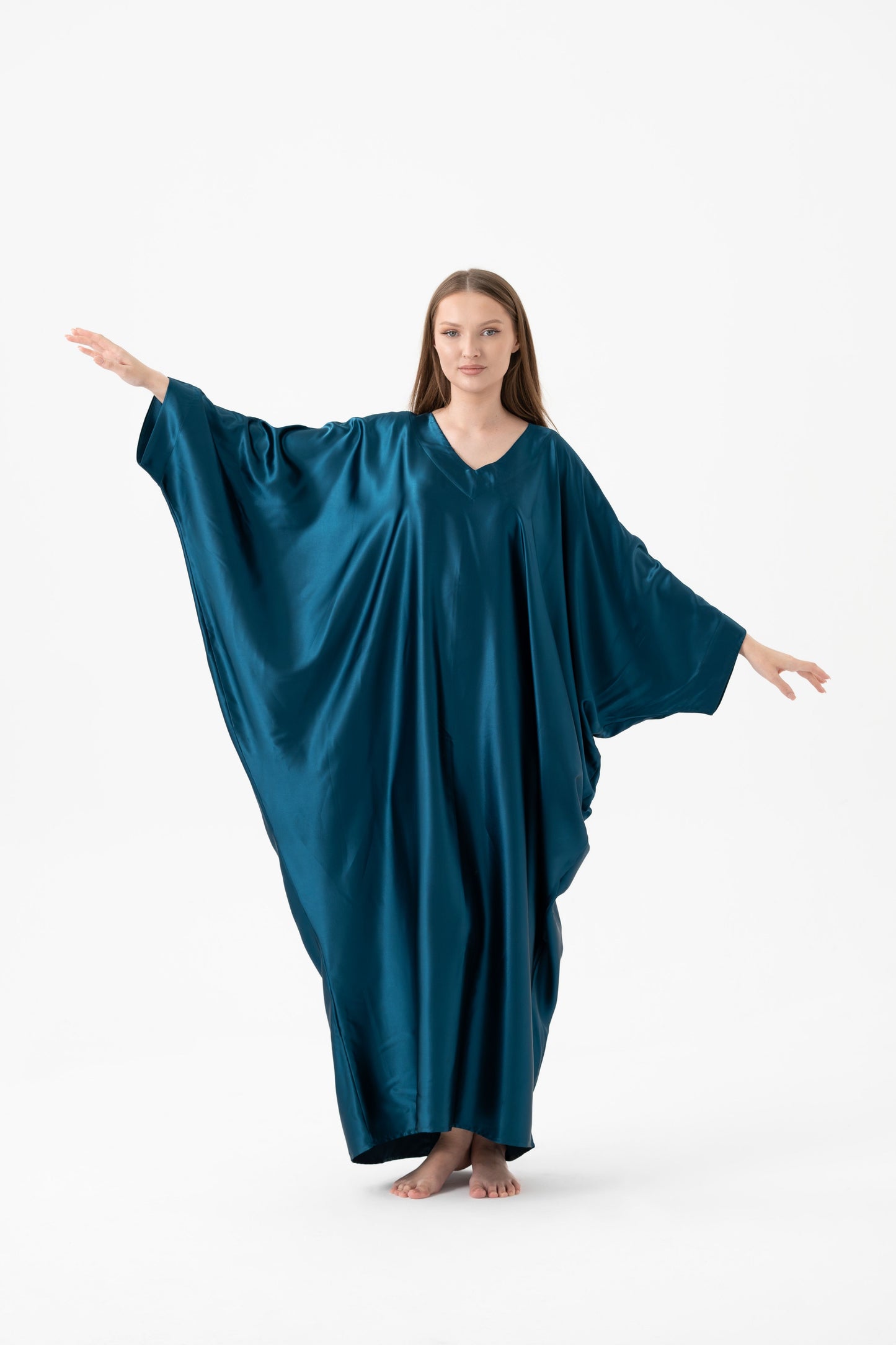 Midnight Blue Modest Kaftan