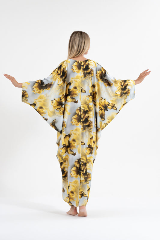 Baroque Bouquet Modest Kaftan