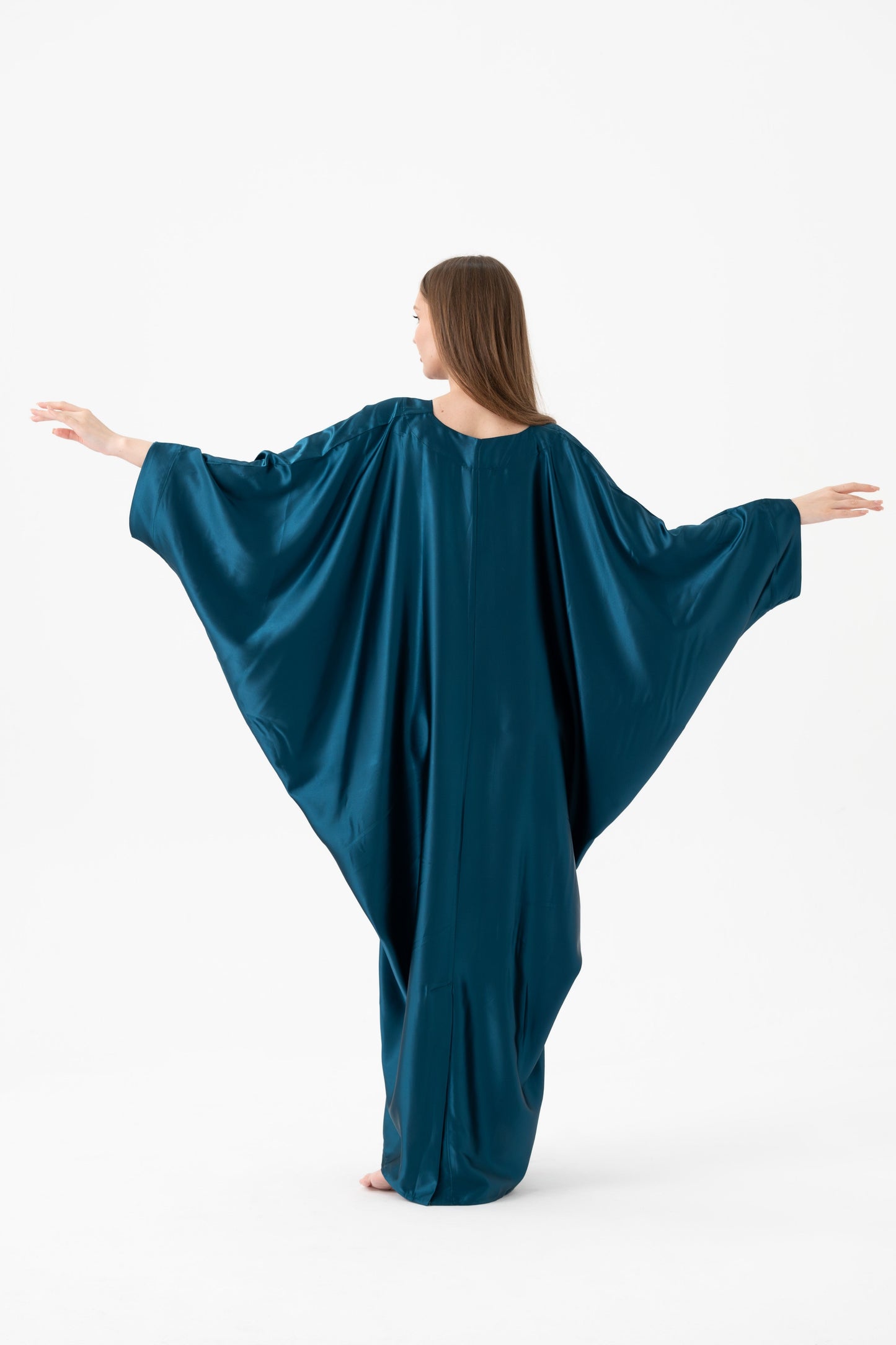 Midnight Blue Modest Kaftan