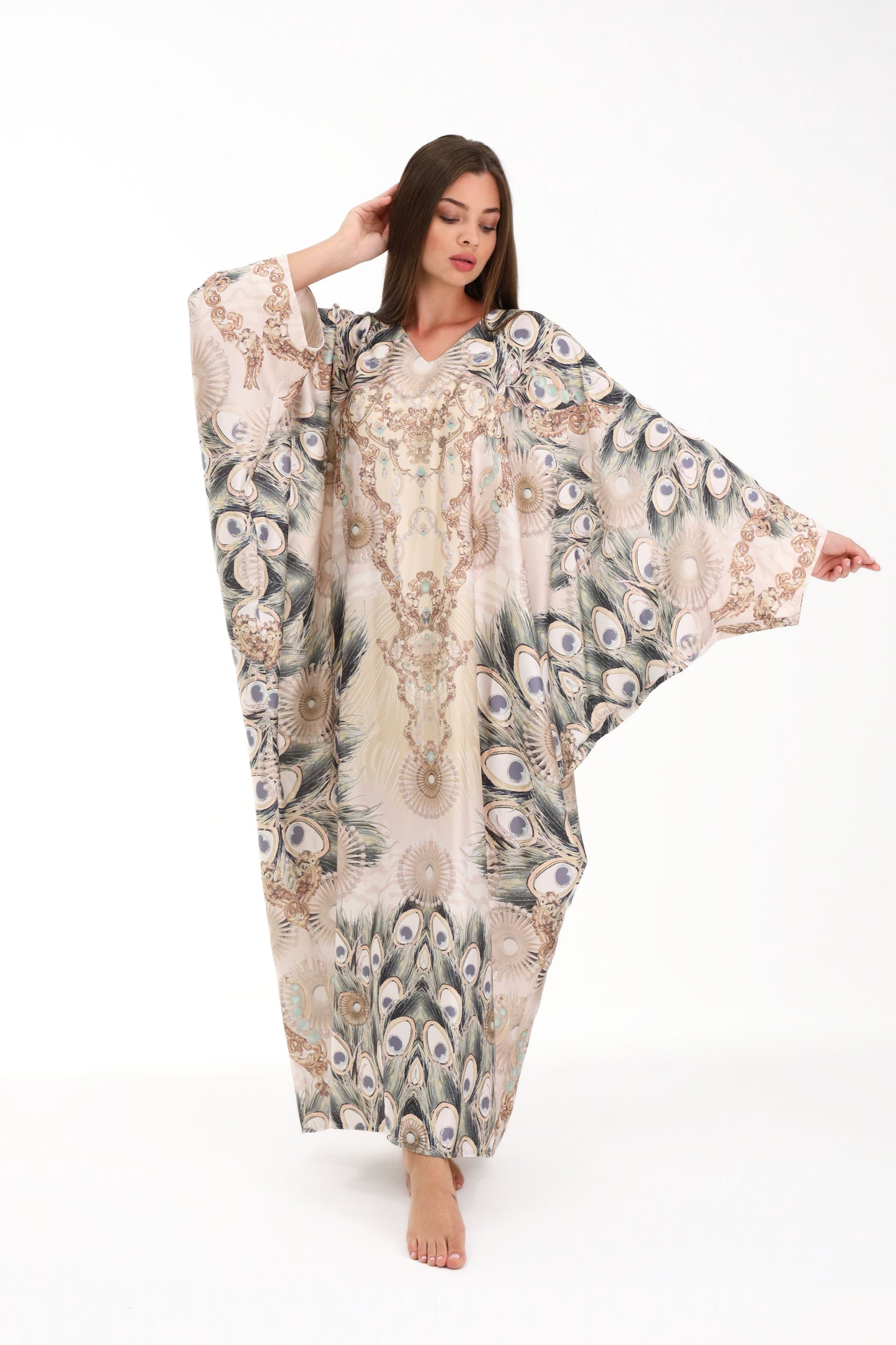 Regal Featherscape Modest Kaftan
