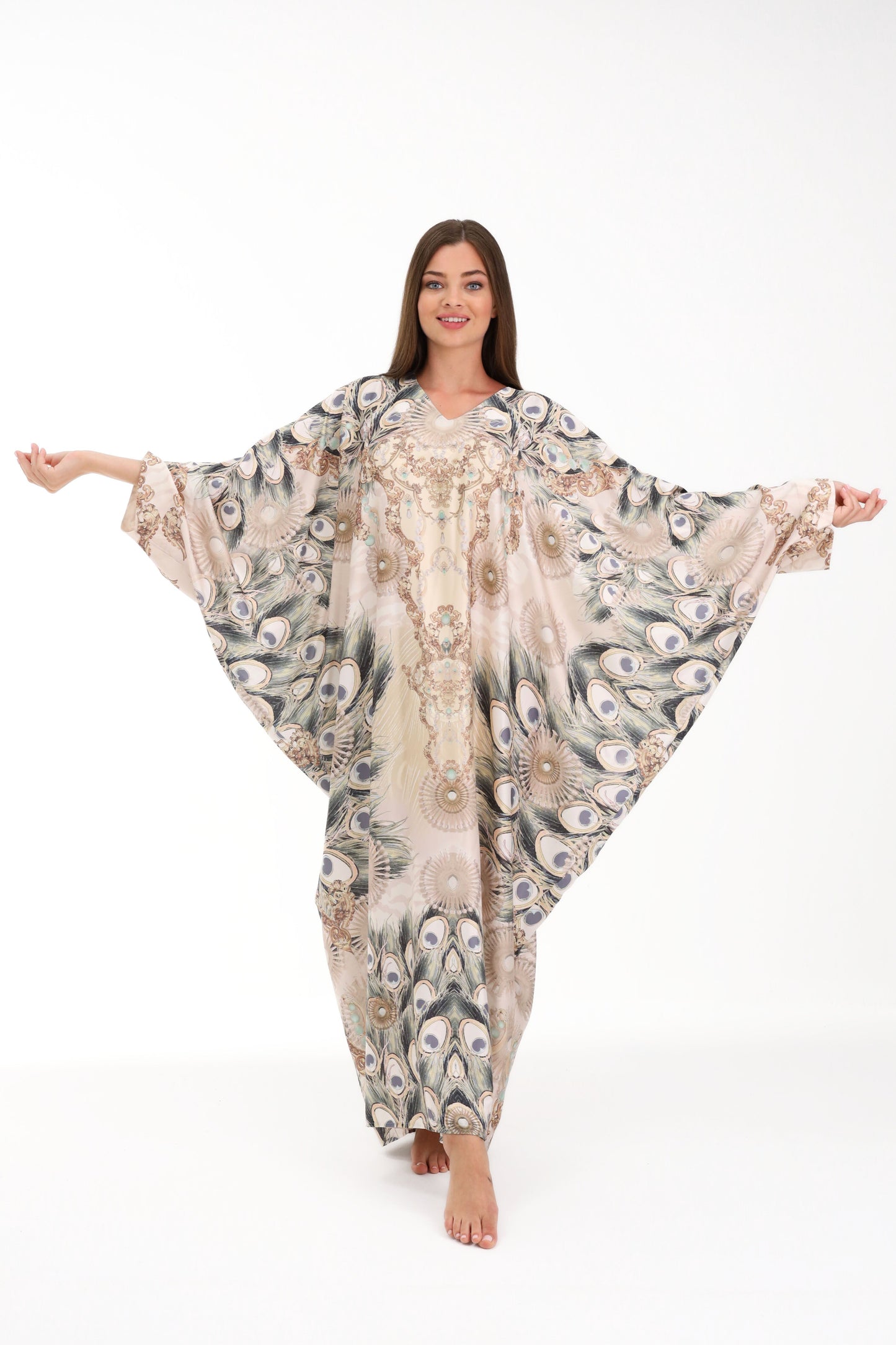 Regal Featherscape Modest Kaftan