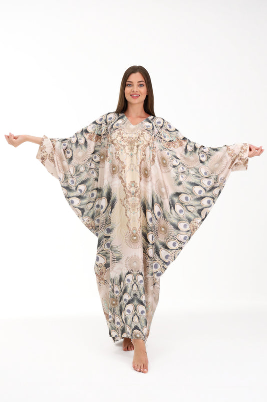 Regal Featherscape Modest Kaftan