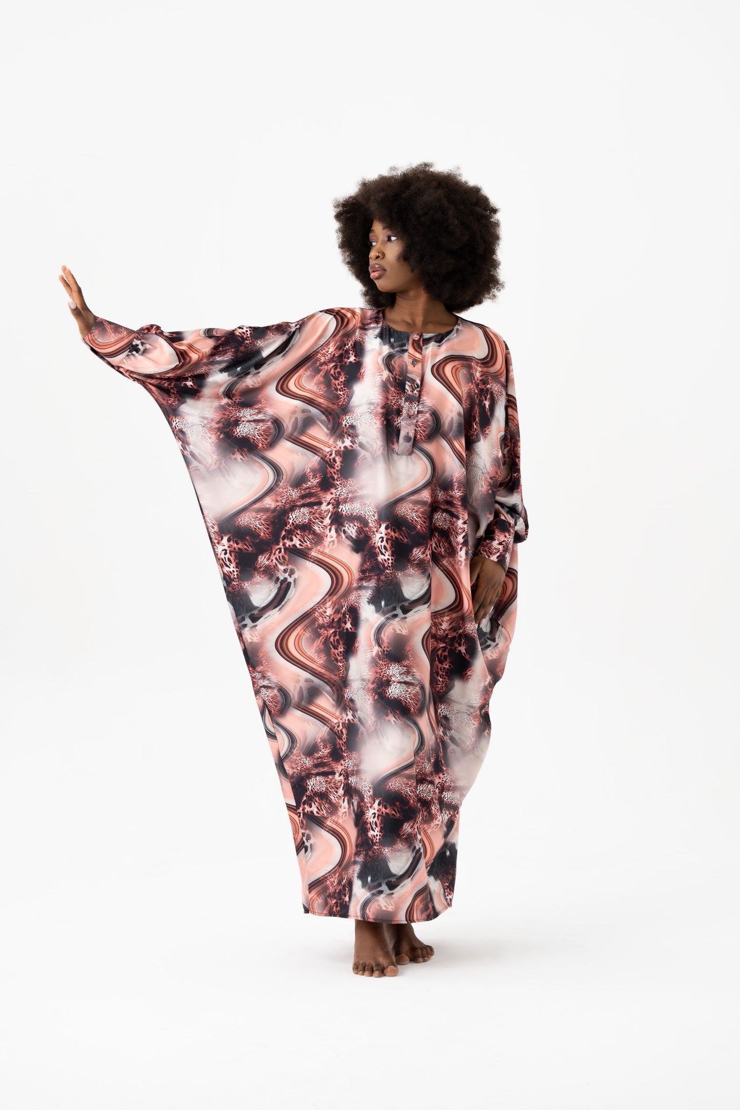 Leopard Dreams Traditional Kaftan