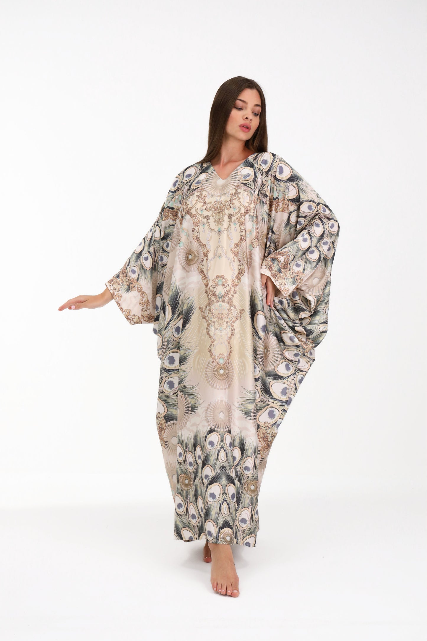 Regal Featherscape Modest Kaftan