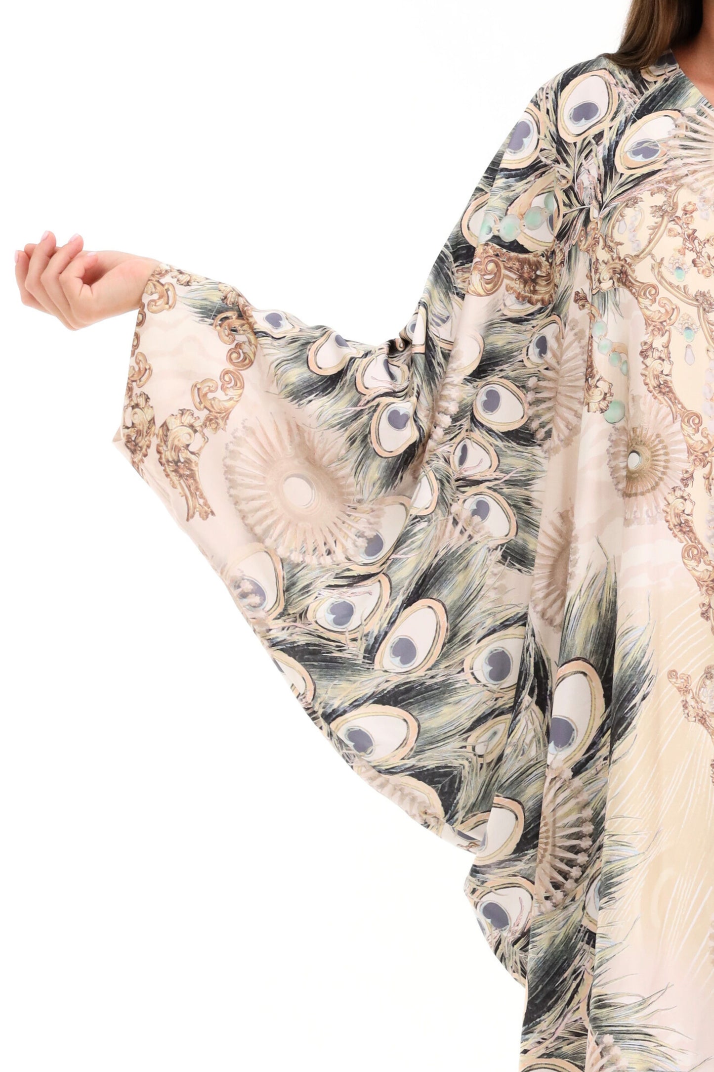 Regal Featherscape Modest Kaftan
