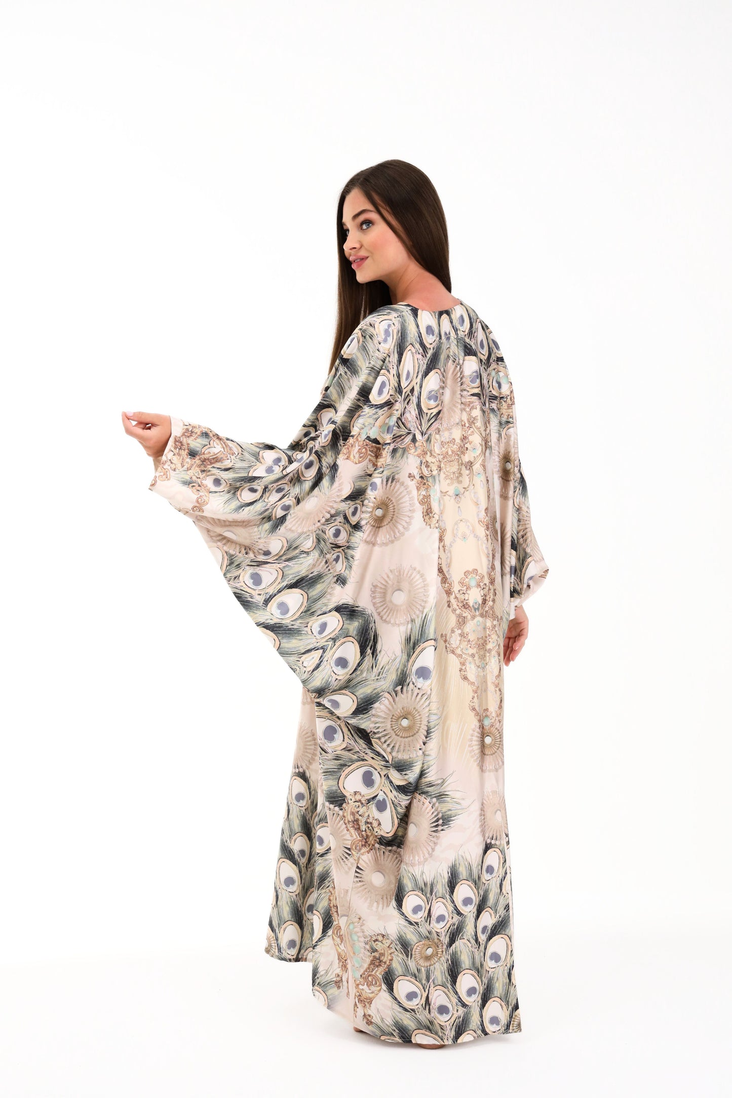 Regal Featherscape Modest Kaftan