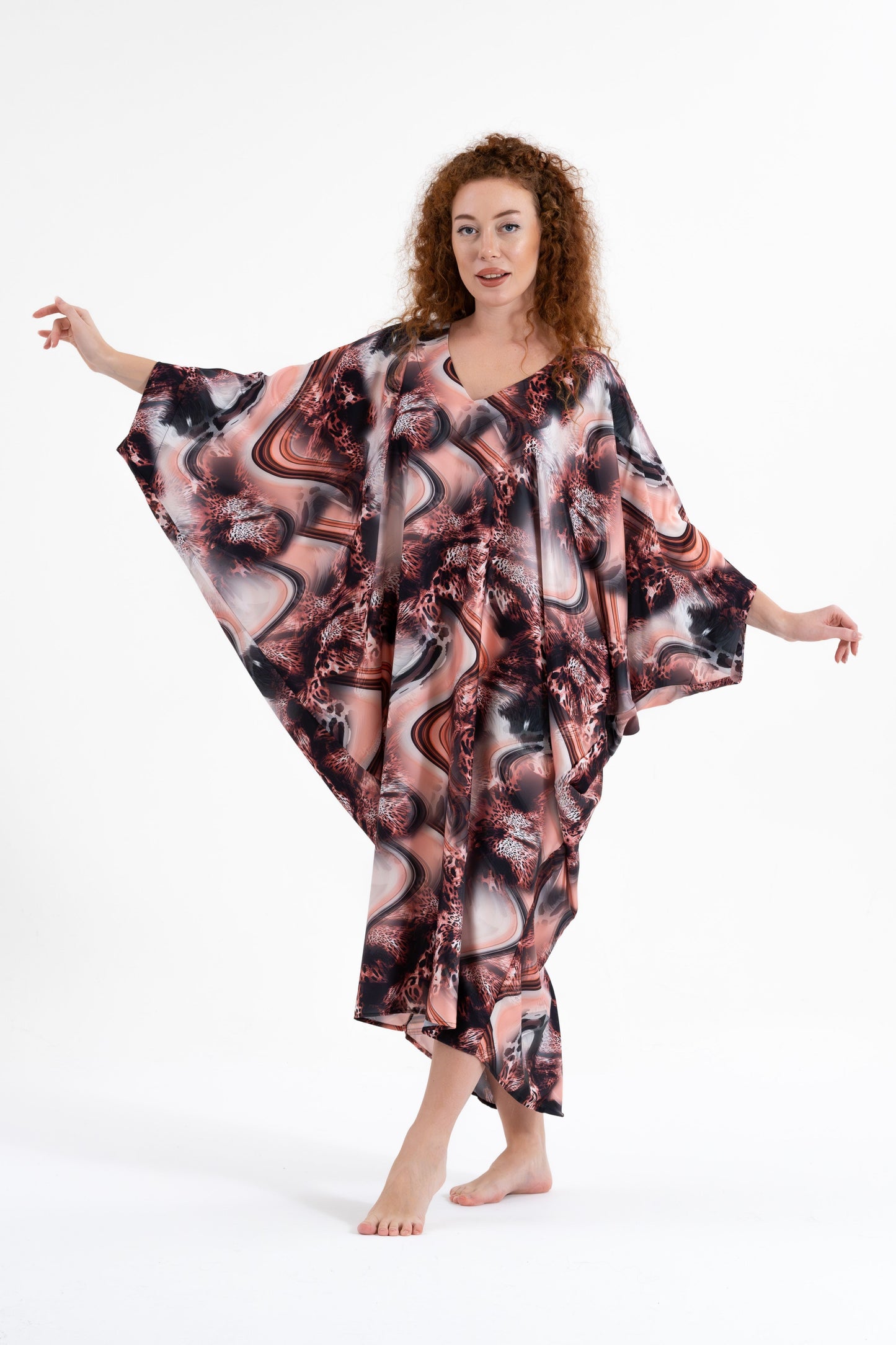 Leopard Dreams Modern Kaftan