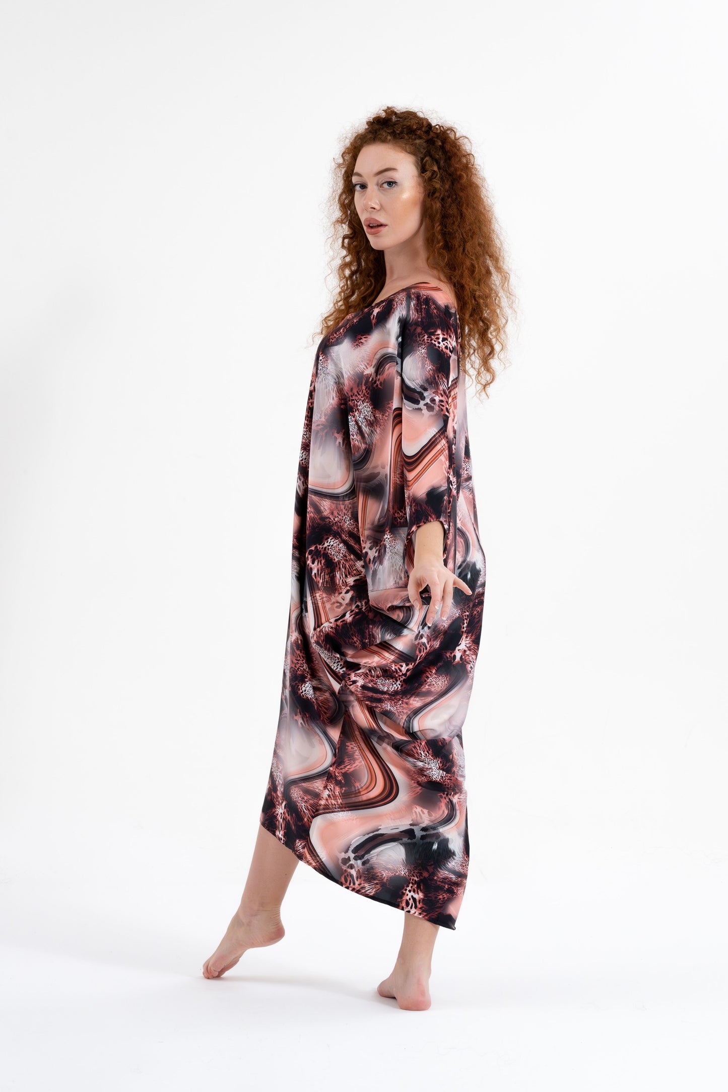 Leopard Dreams Modern Kaftan