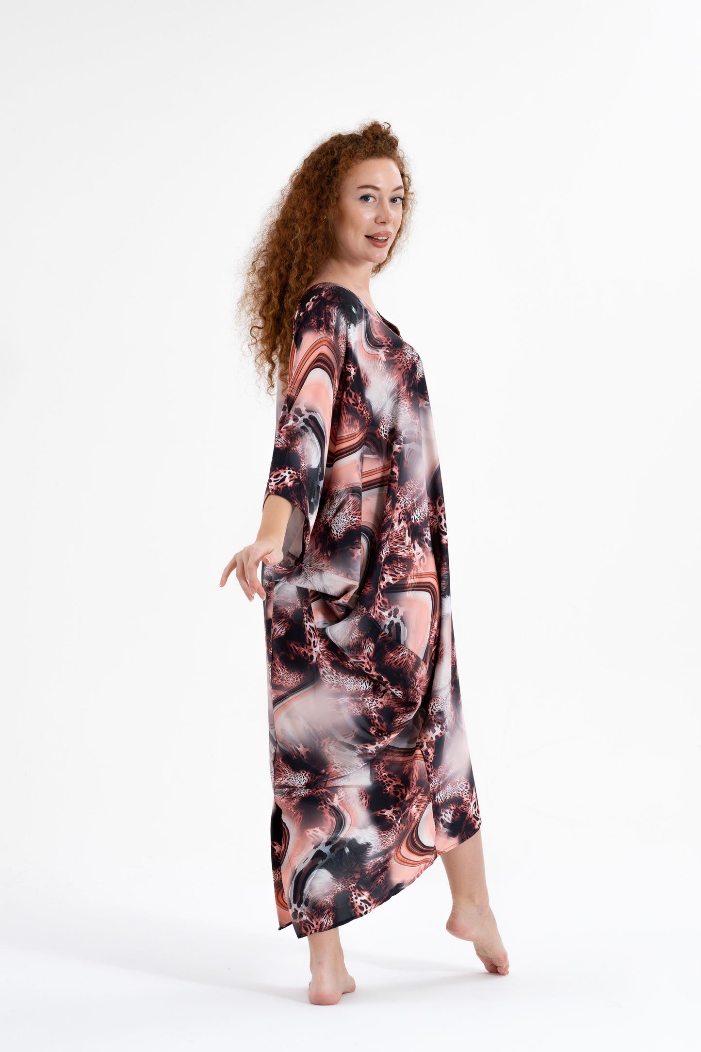 Leopard Dreams Modern Kaftan