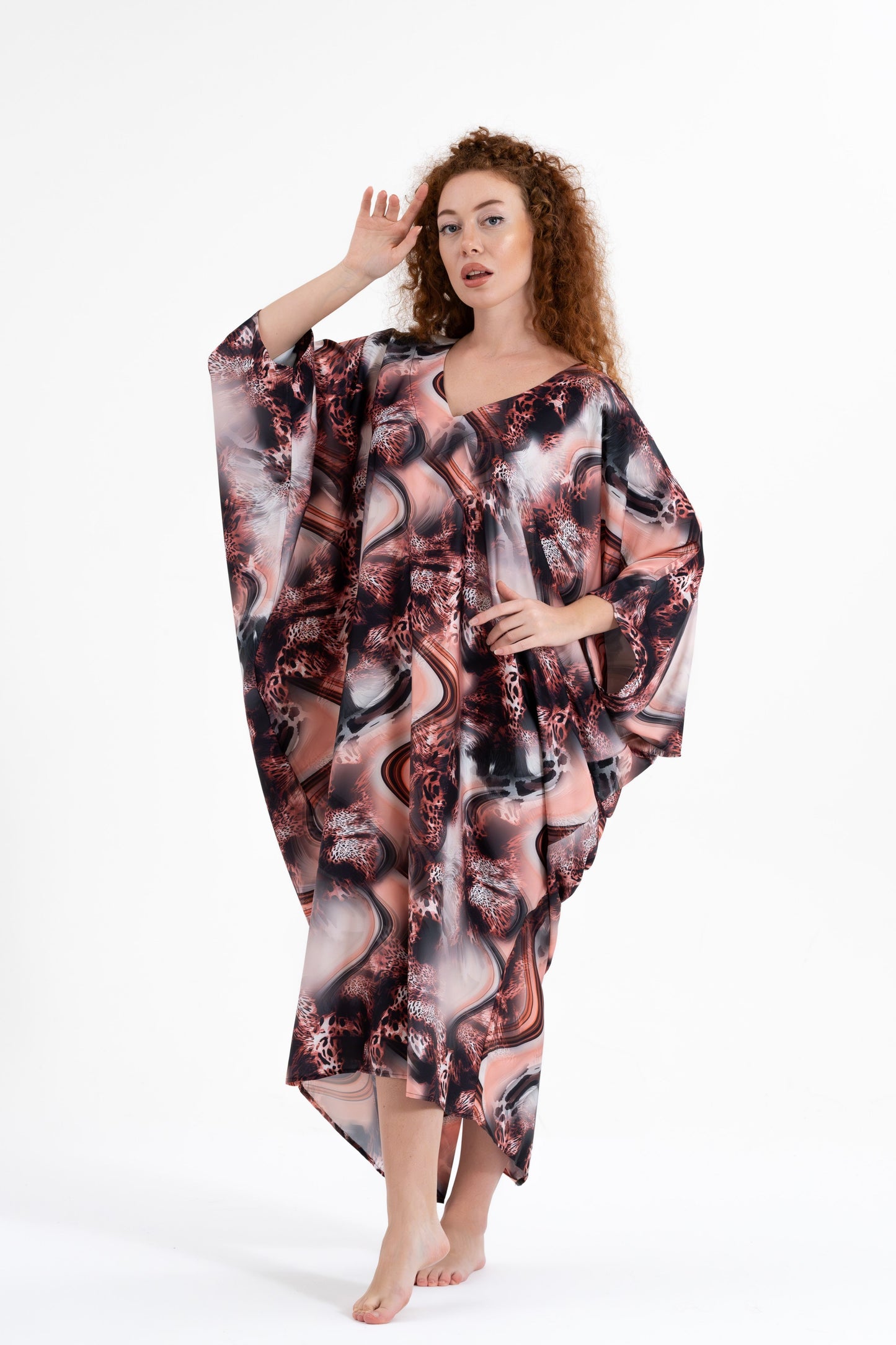 Leopard Dreams Modern Kaftan