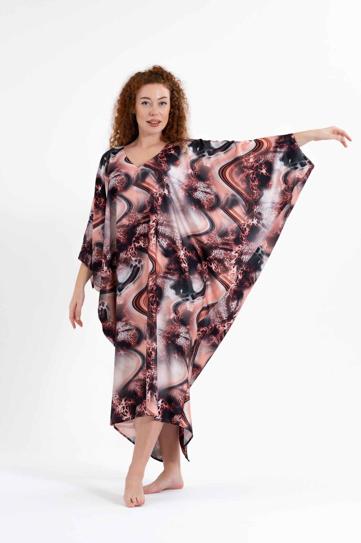 Leopard Dreams Modern Kaftan