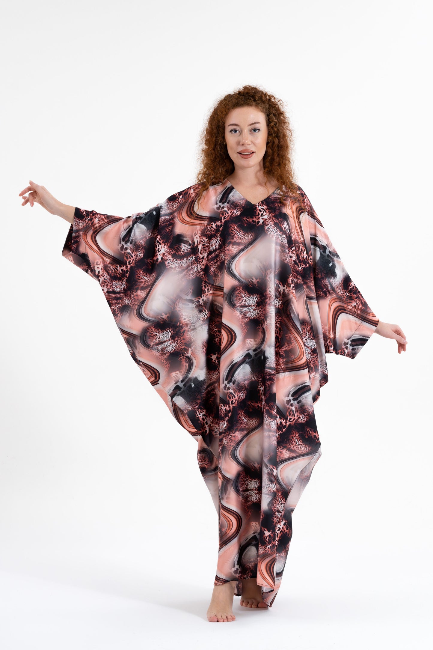 Leopard Dreams Modest Kaftan