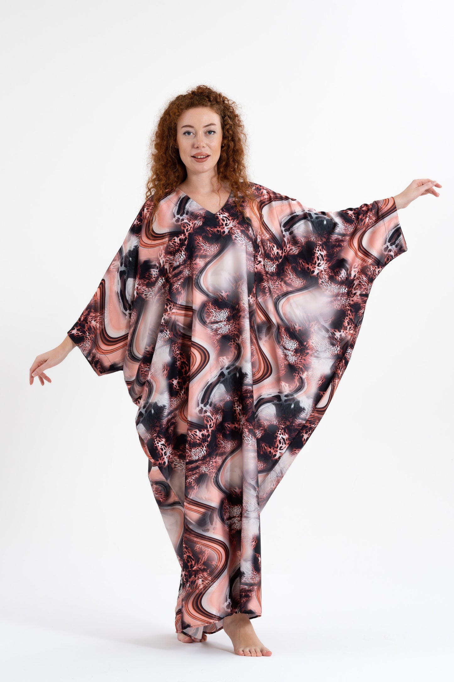 Leopard Dreams Modest Kaftan