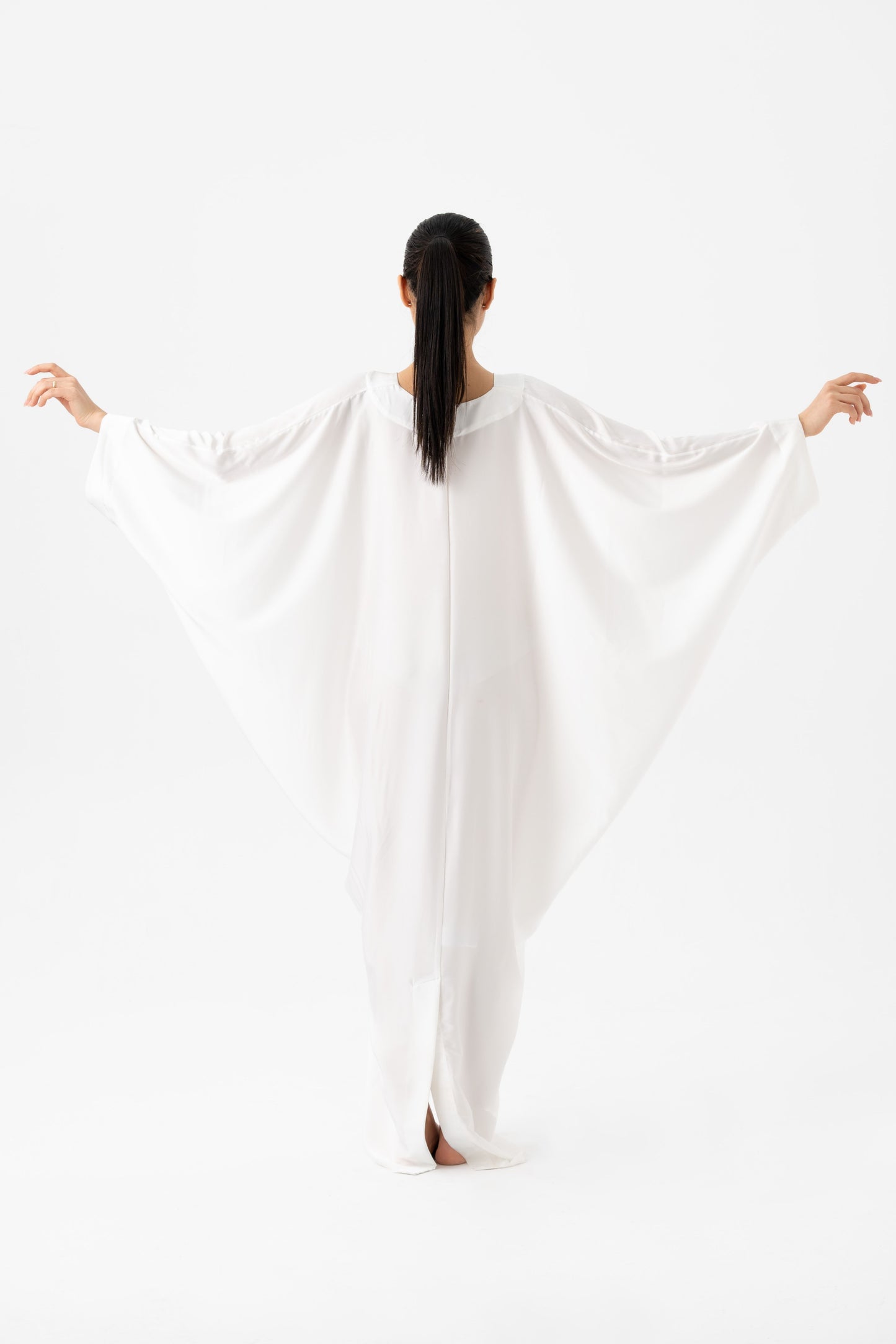 Pure White Modest Kaftan