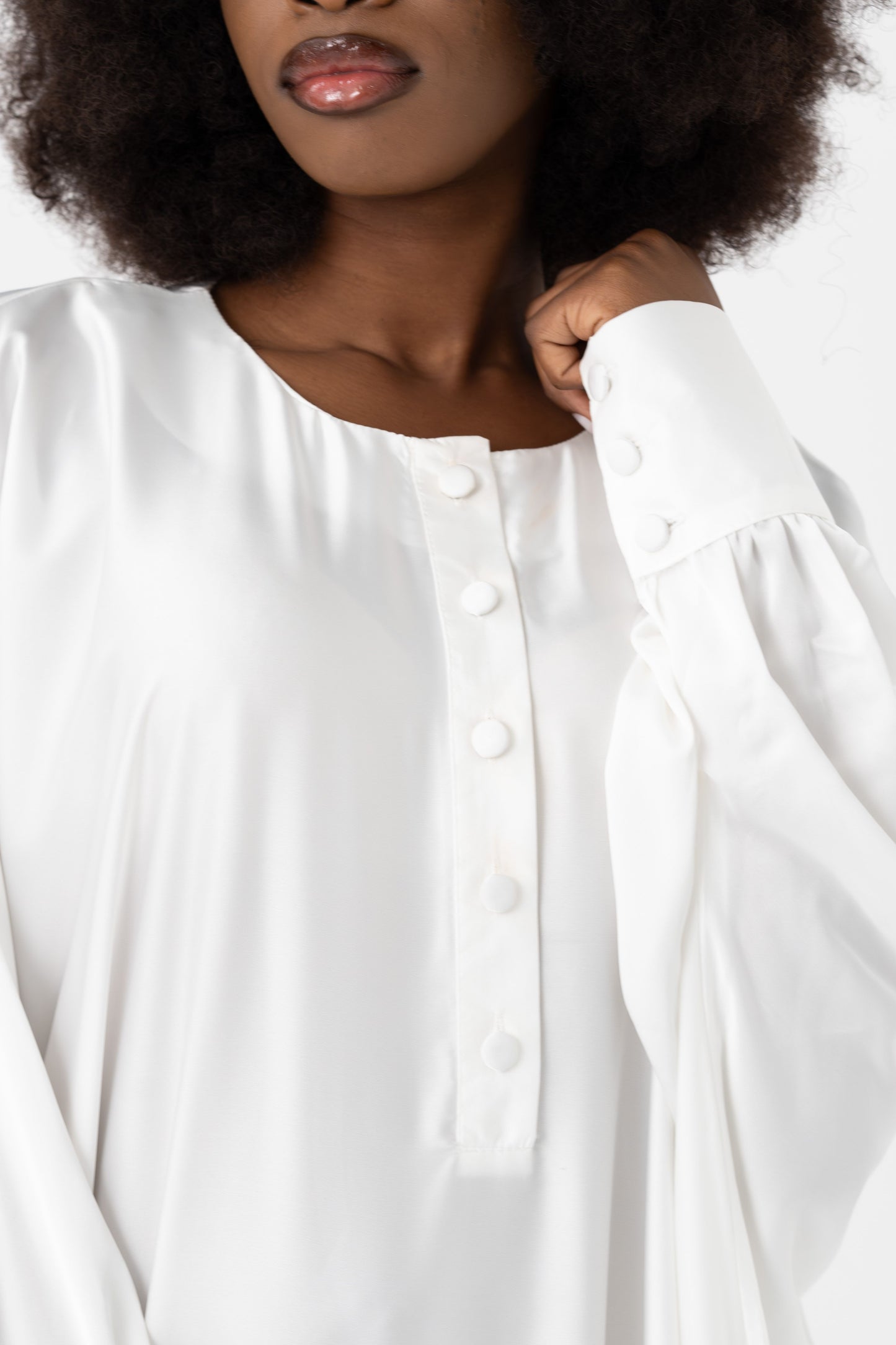 Pure White Traditional Kaftan