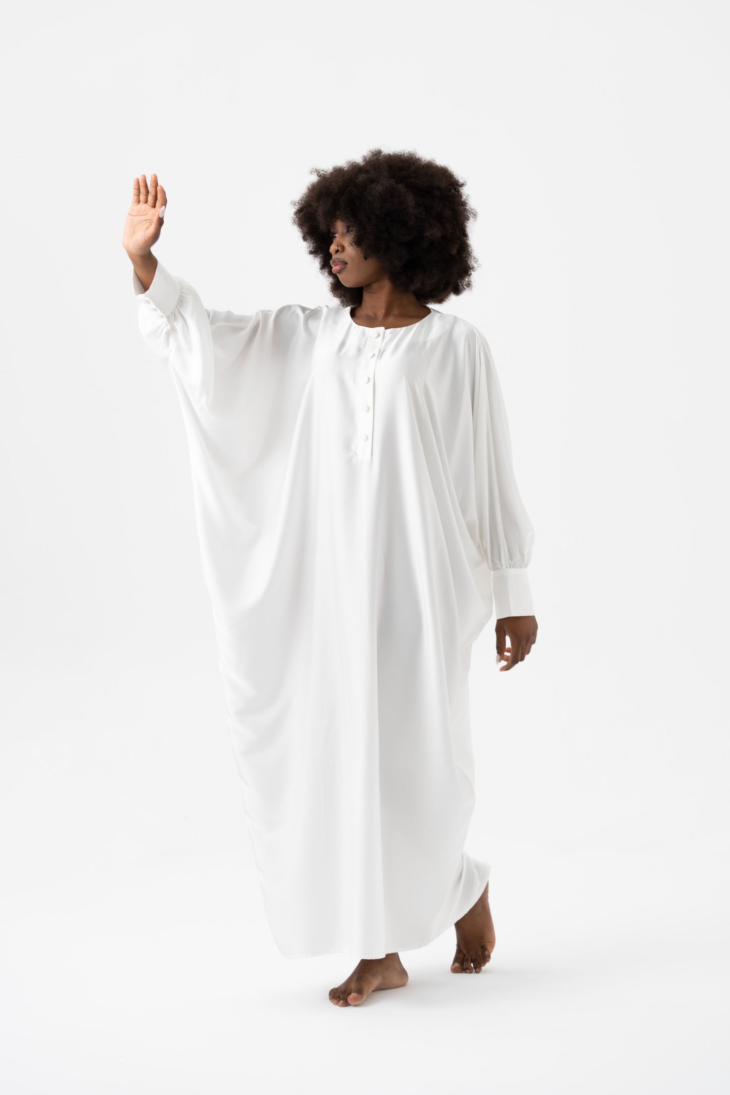 Pure White Traditional Kaftan