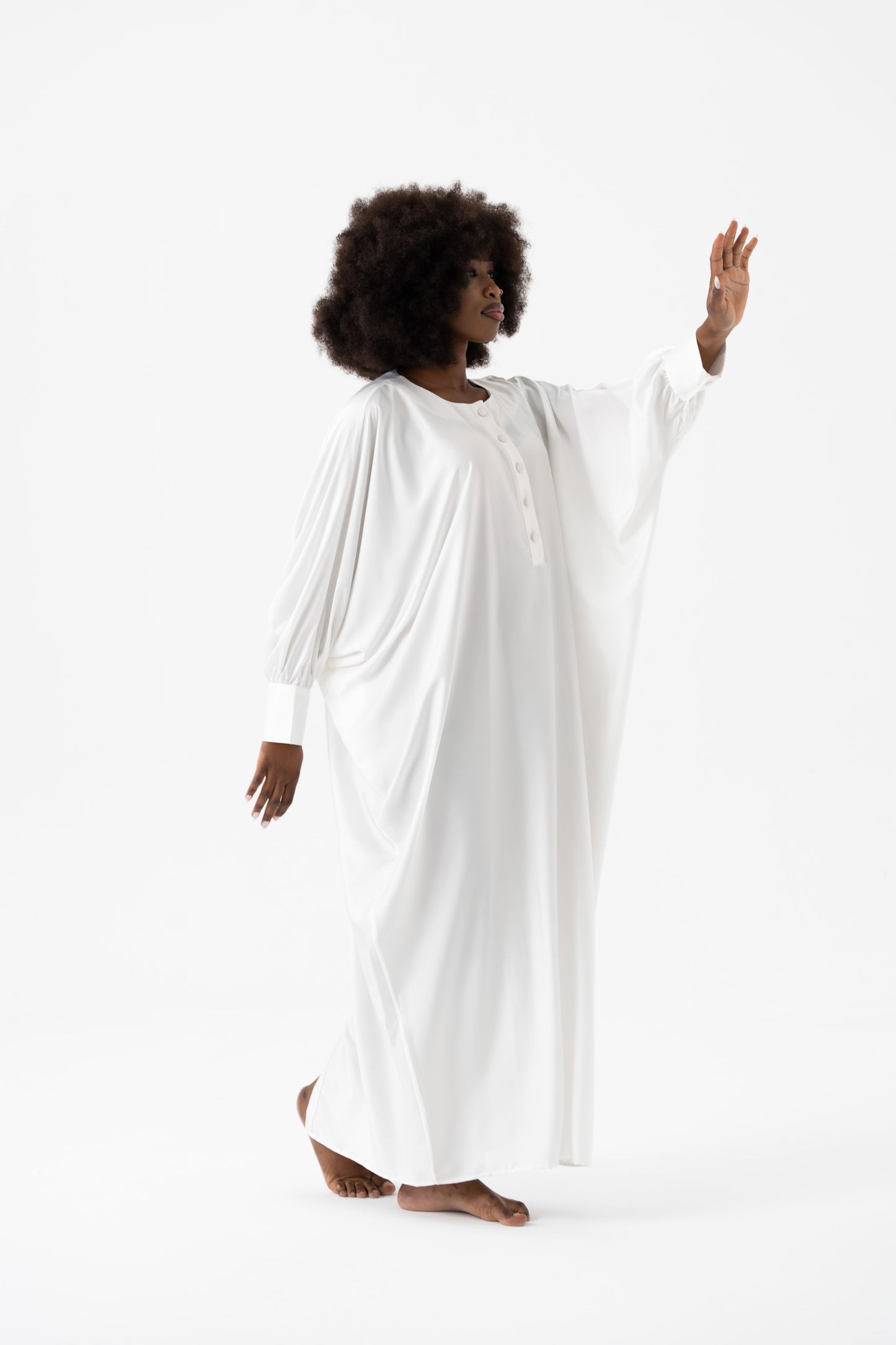 Pure White Traditional Kaftan