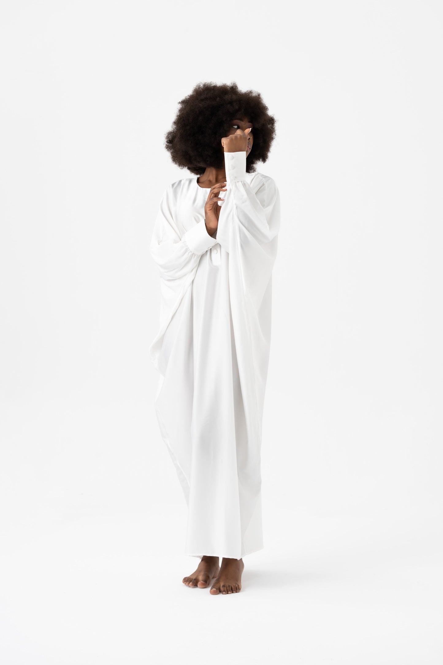 Pure White Traditional Kaftan