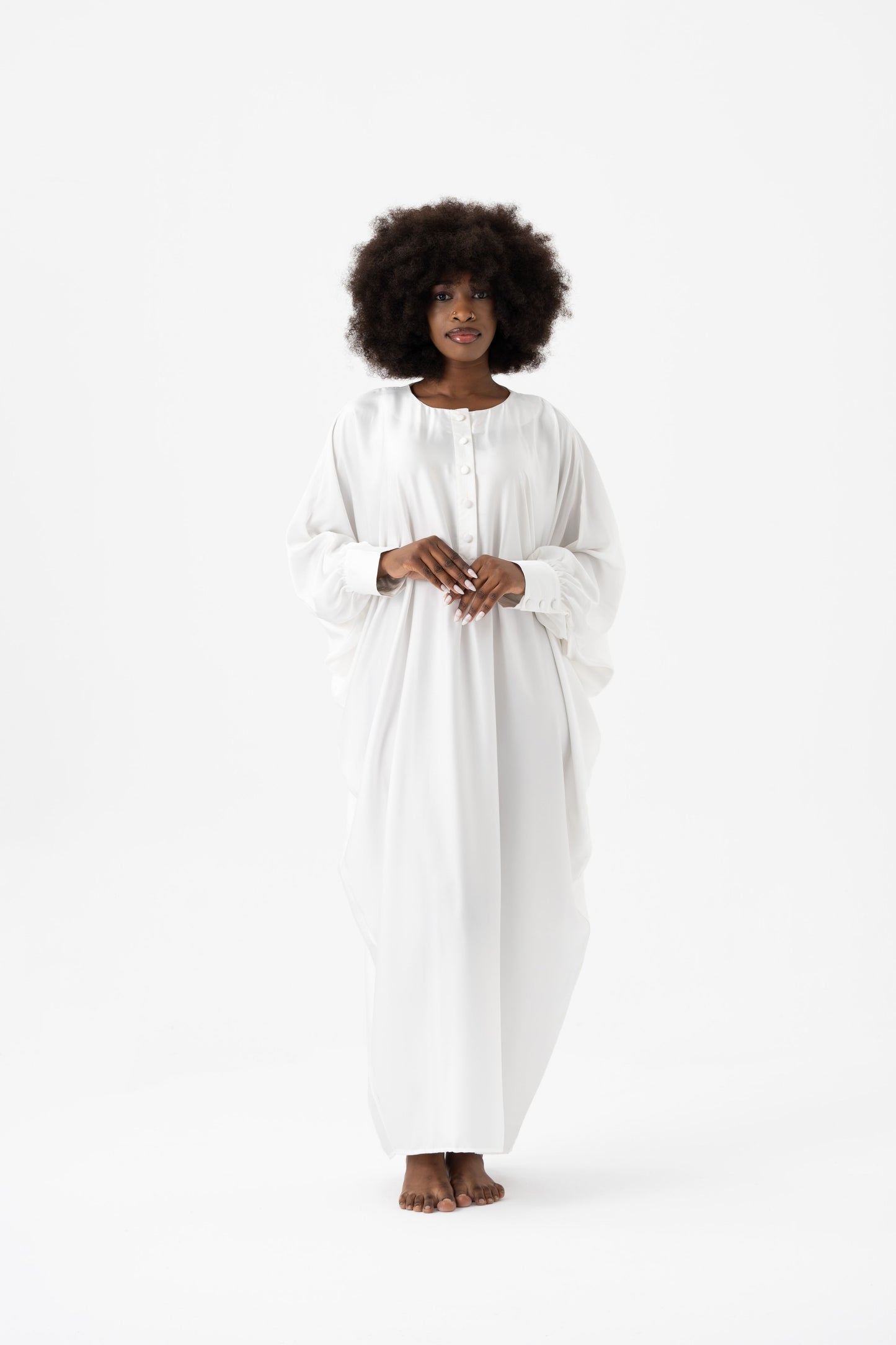 Pure White Traditional Kaftan