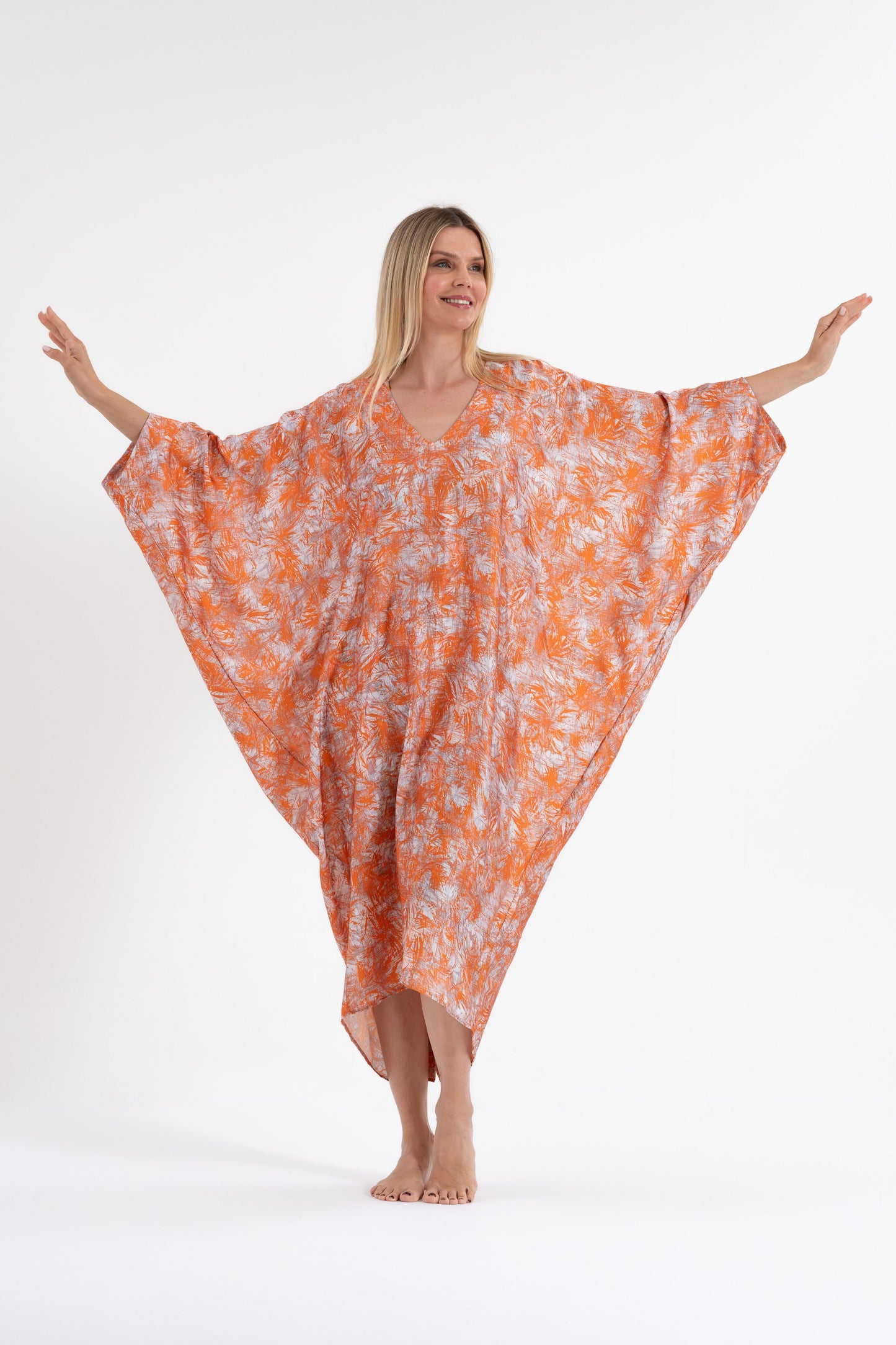 Orange Spritz Modern Kaftan