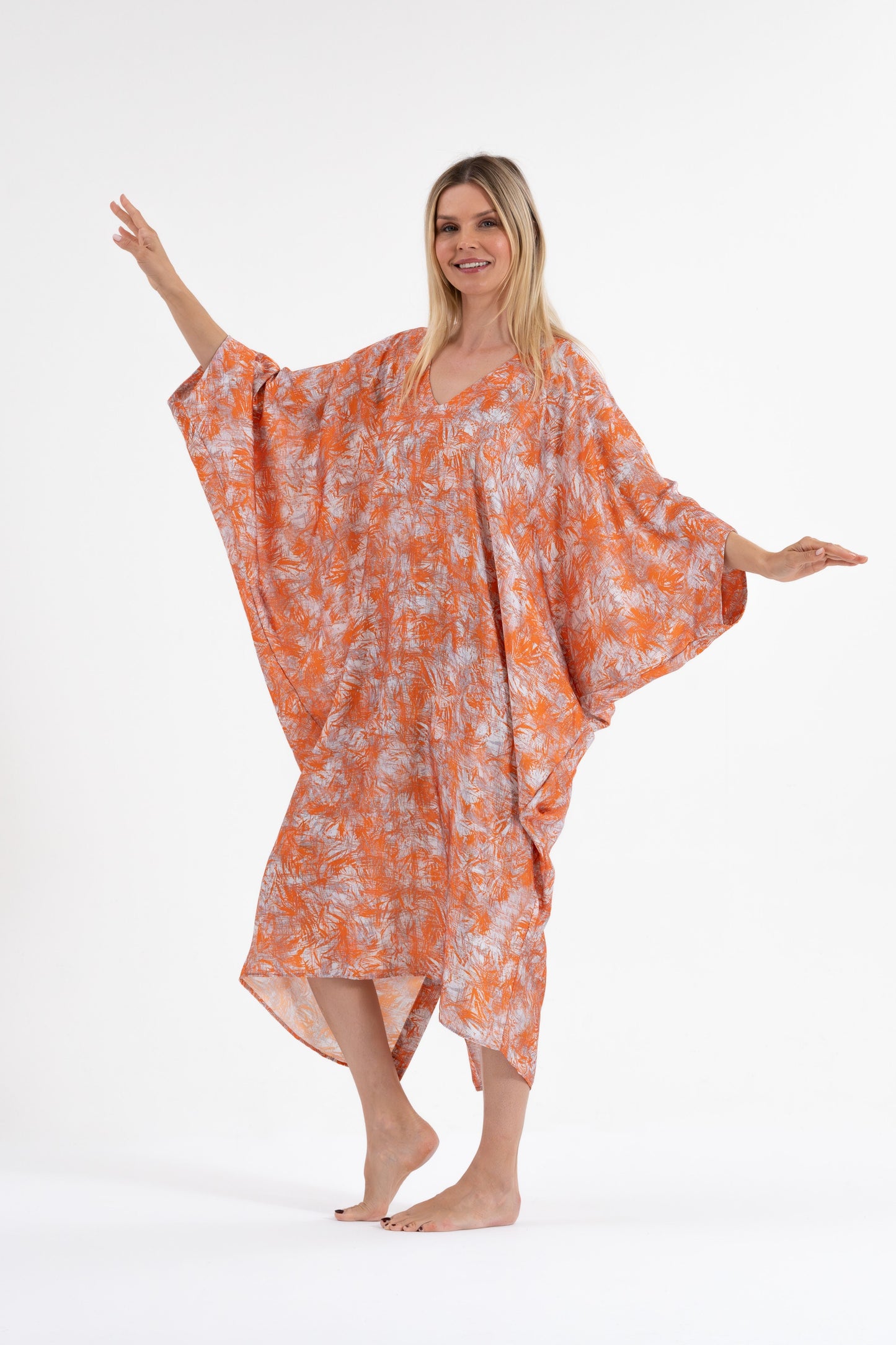Orange Spritz Modern Kaftan