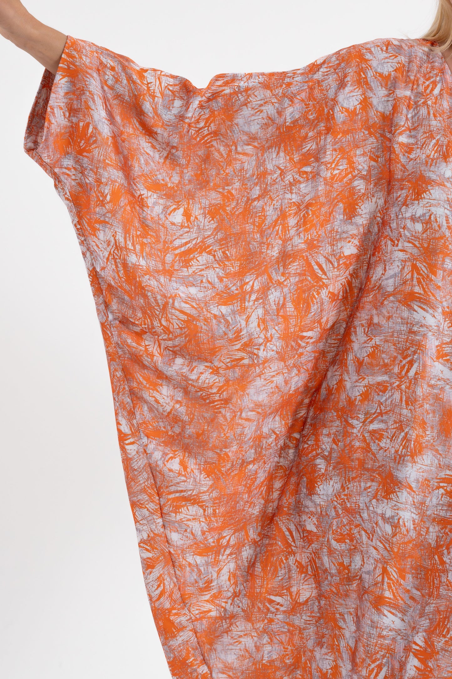 Orange Spritz Modest Kaftan