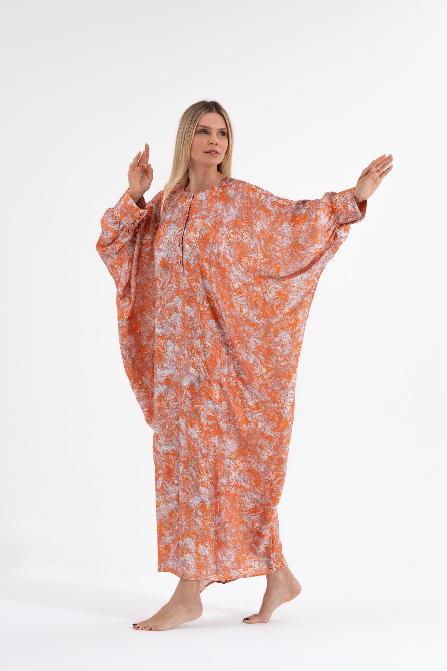 Orange Spritz Traditional Kaftan
