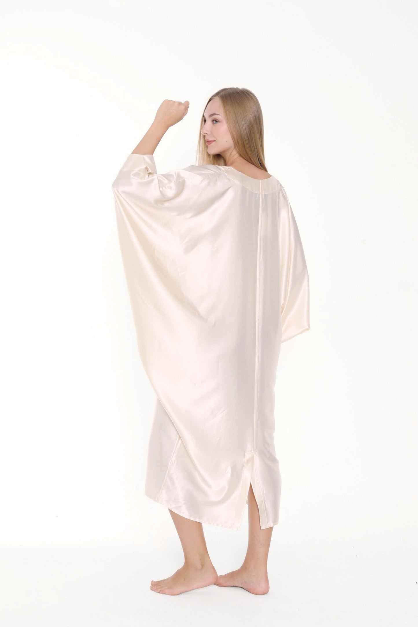 Shades of White Modern Kaftan