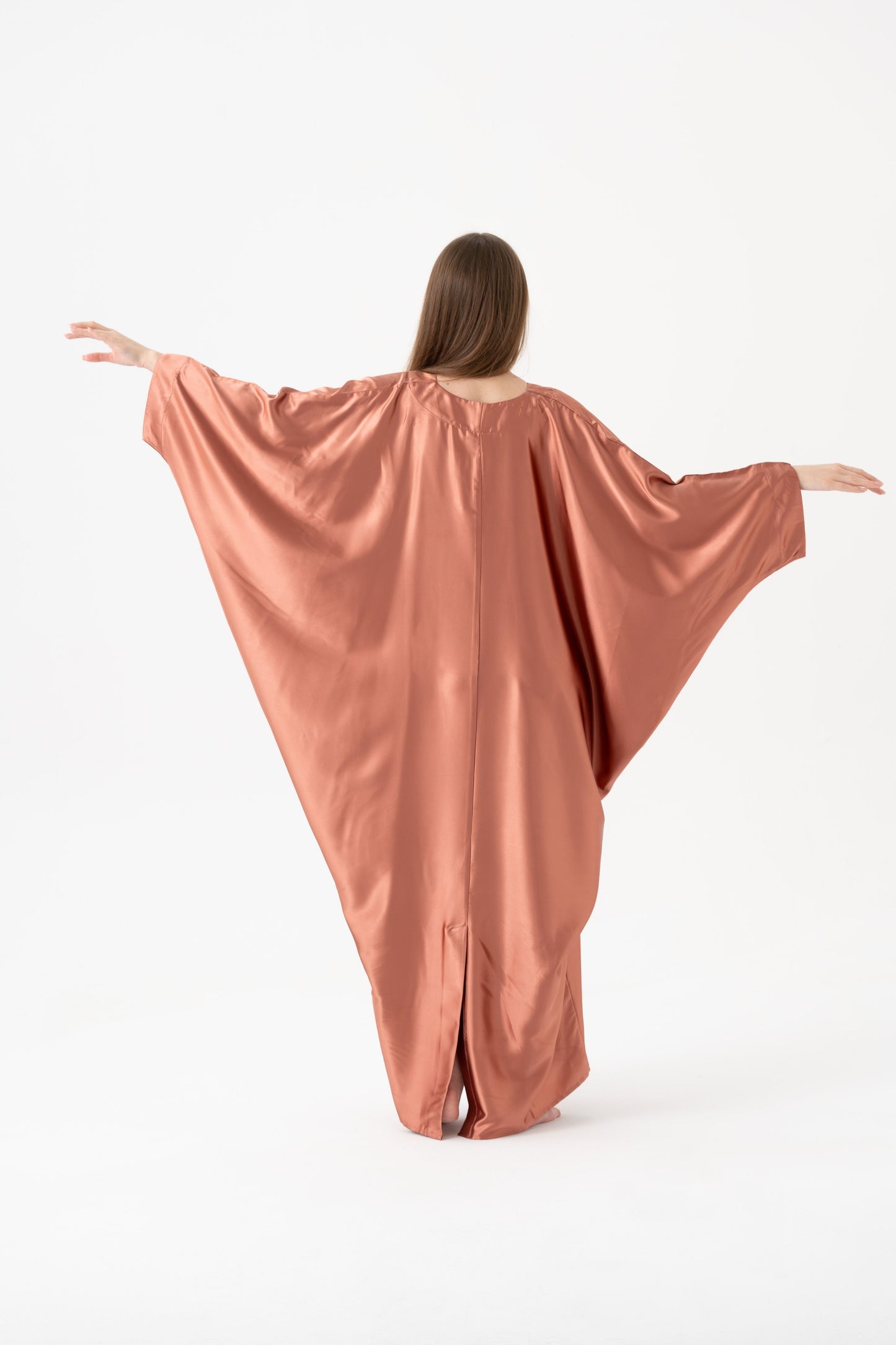 Sunset Rose Golden Modest Kaftan
