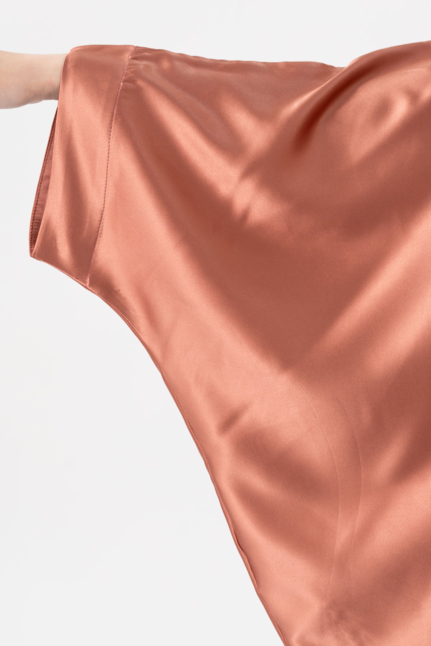 Sunset Rose Golden Modest Kaftan