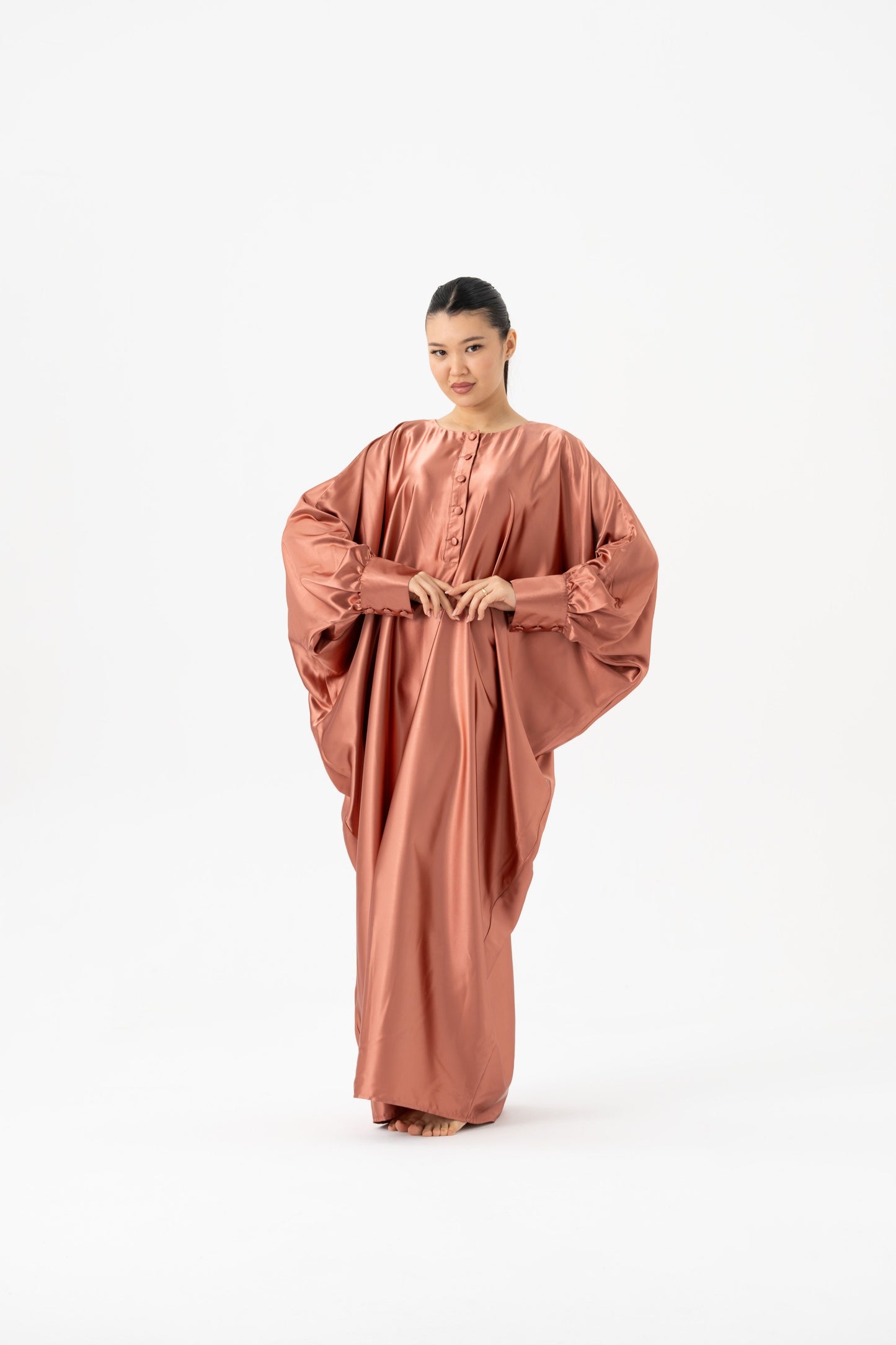 Sunset Rose Golden Traditional Kaftan