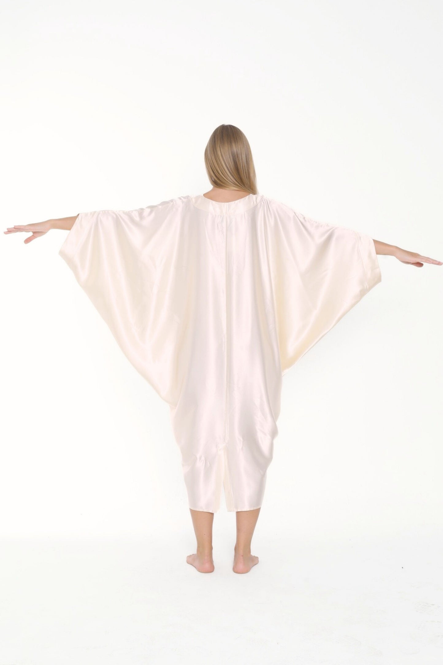 Shades of White Modern Kaftan